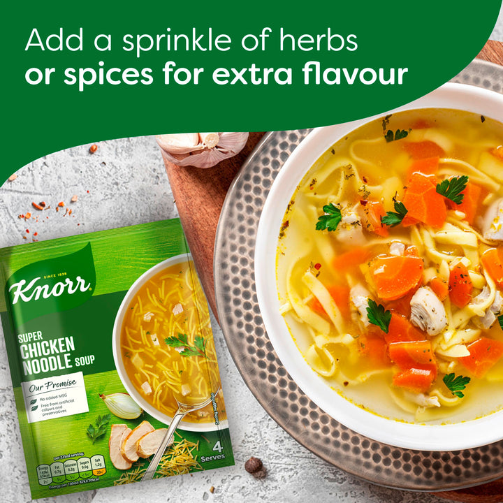 Knorr - Super Chicken Noodle Dry Soup Mix 612g (12 x 51g)