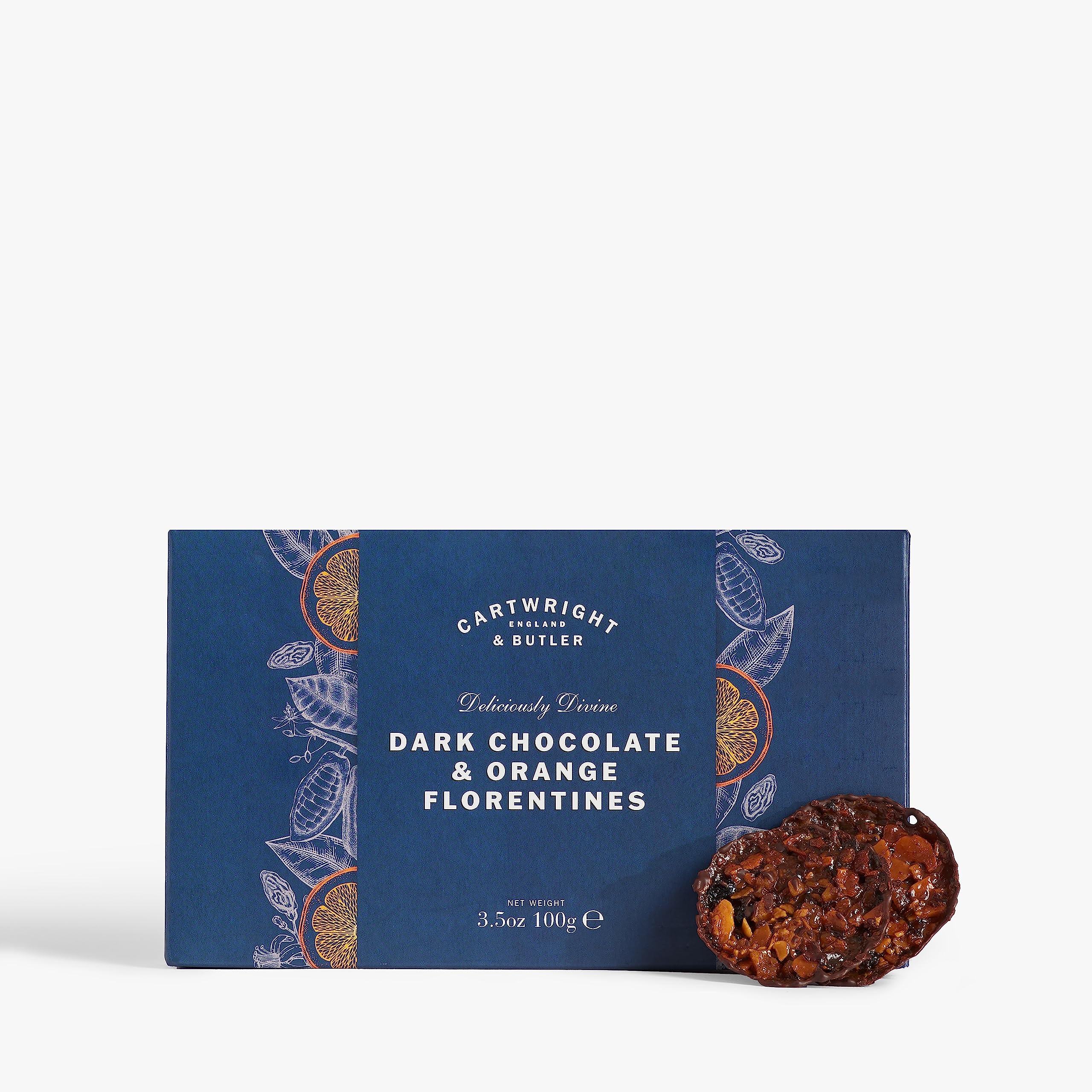 Cartwright & Butler - Dark Chocolate & Orange Florentines 5