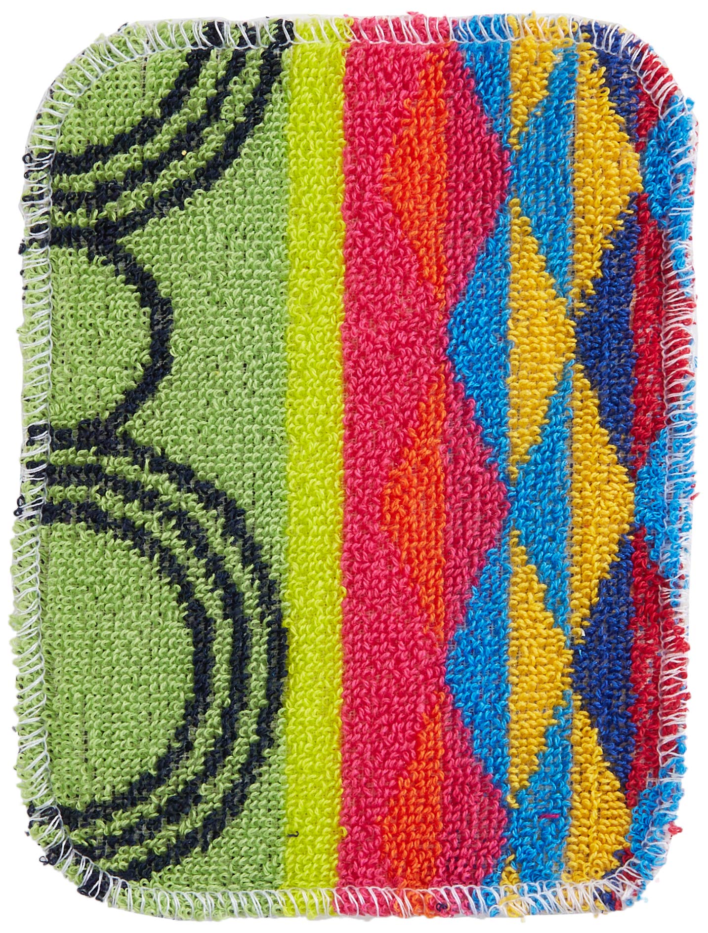 Kilo Non-Scratch Scourer - 100% Cotton, Multi-Colour, 17x13cm | Reusable & Detergent-Free