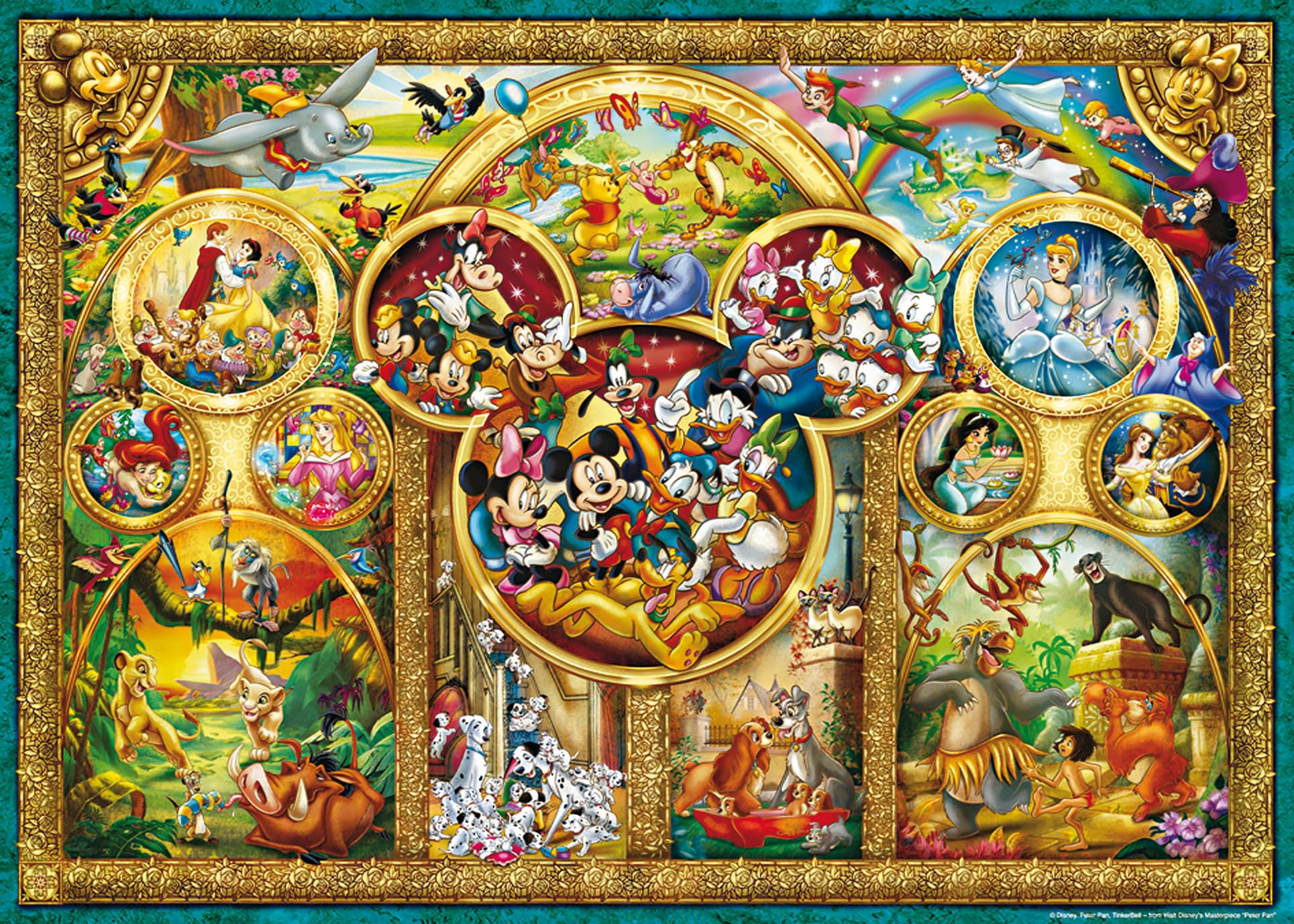 Ravensburger Disney Best Themes 1000-Piece Jigsaw Puzzle 1