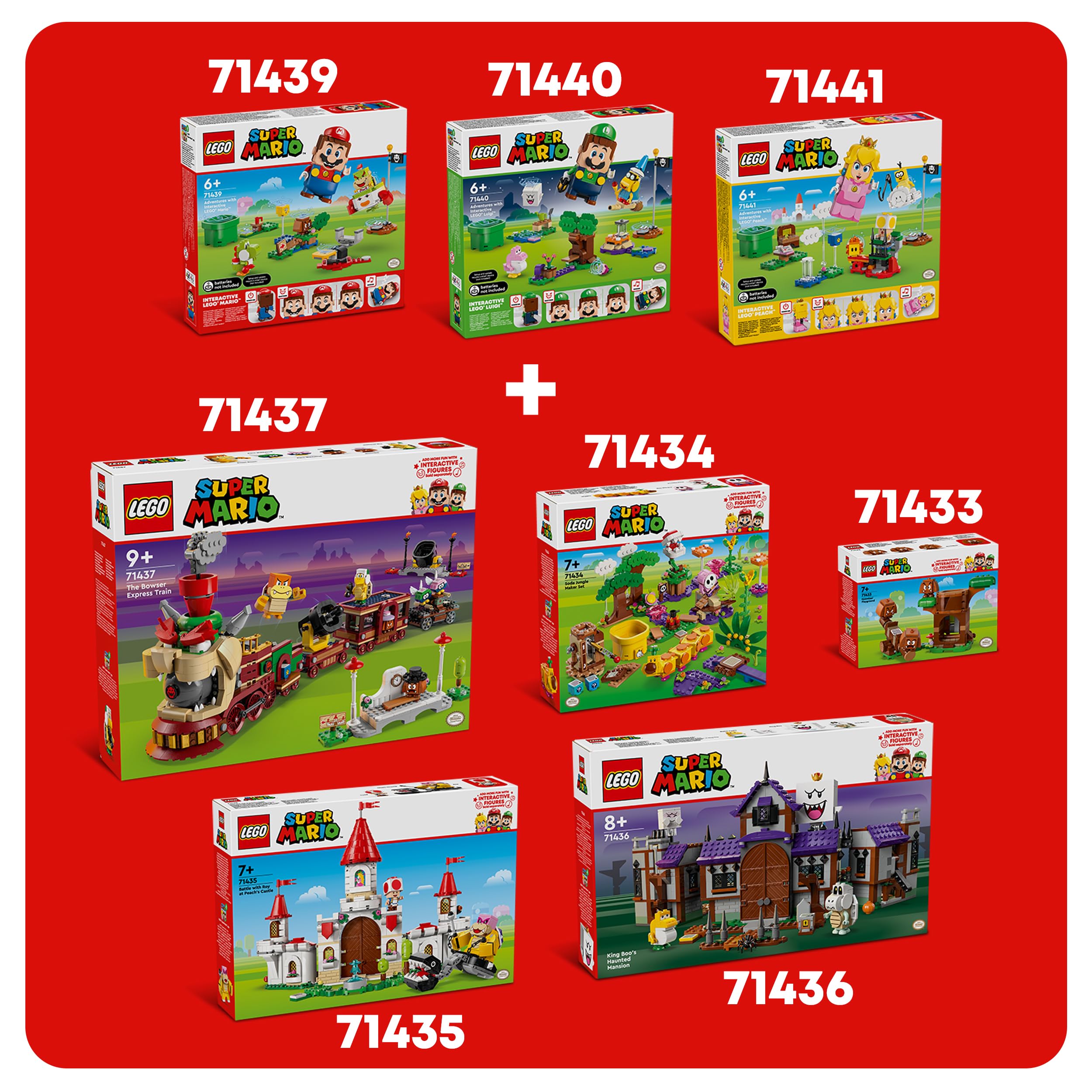 LEGO Super Mario Adventures with Interactive Peach Building Set | Model 71441 | Ages 6+ 7