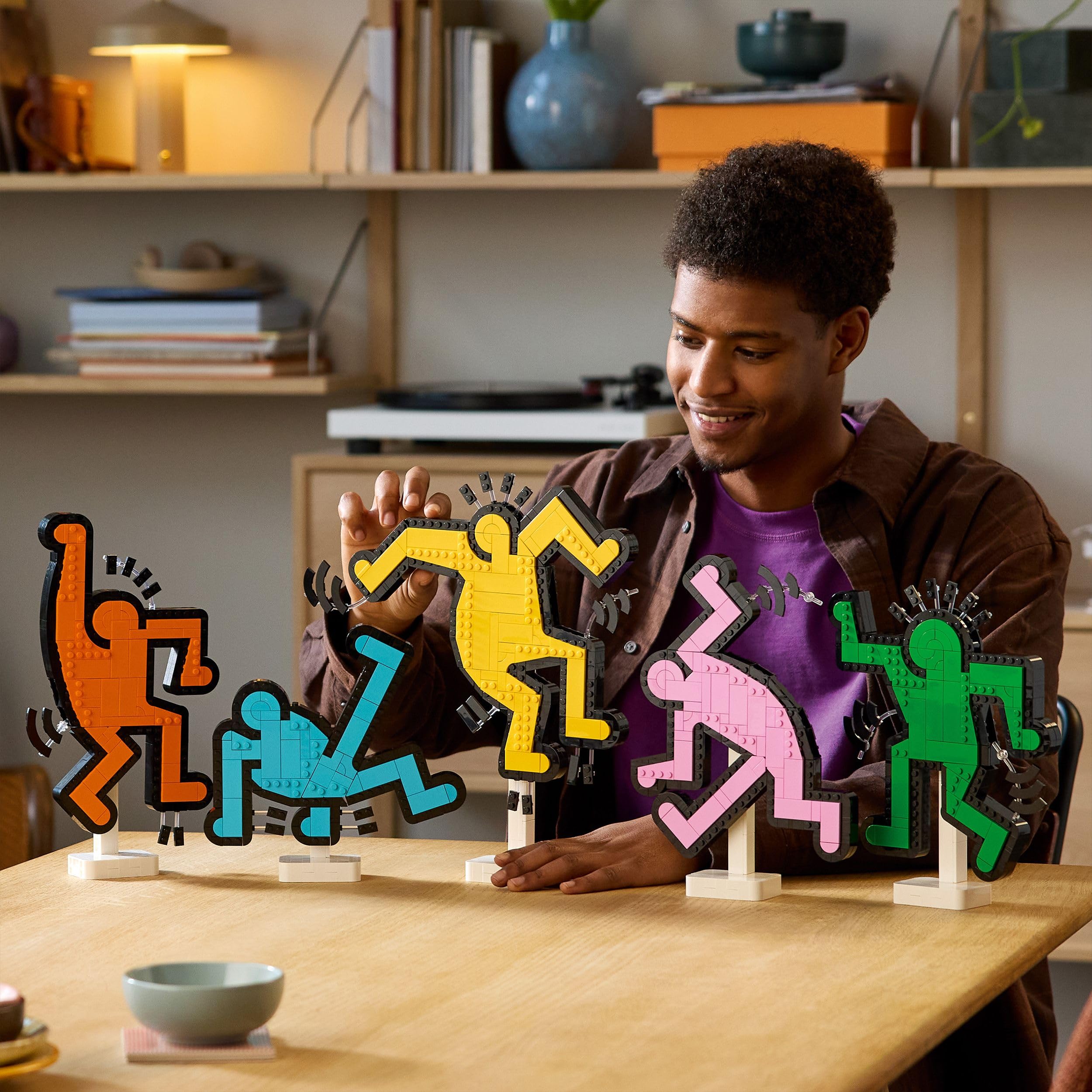 LEGO Art Keith Haring – Dancing Figures - DIY Wall Art Building Set for Adults 7