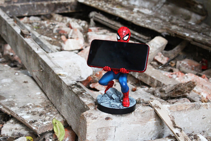 Spider-Man Classic Cable Guy - Controller & Phone Holder with 2-in-1 Charging Cable