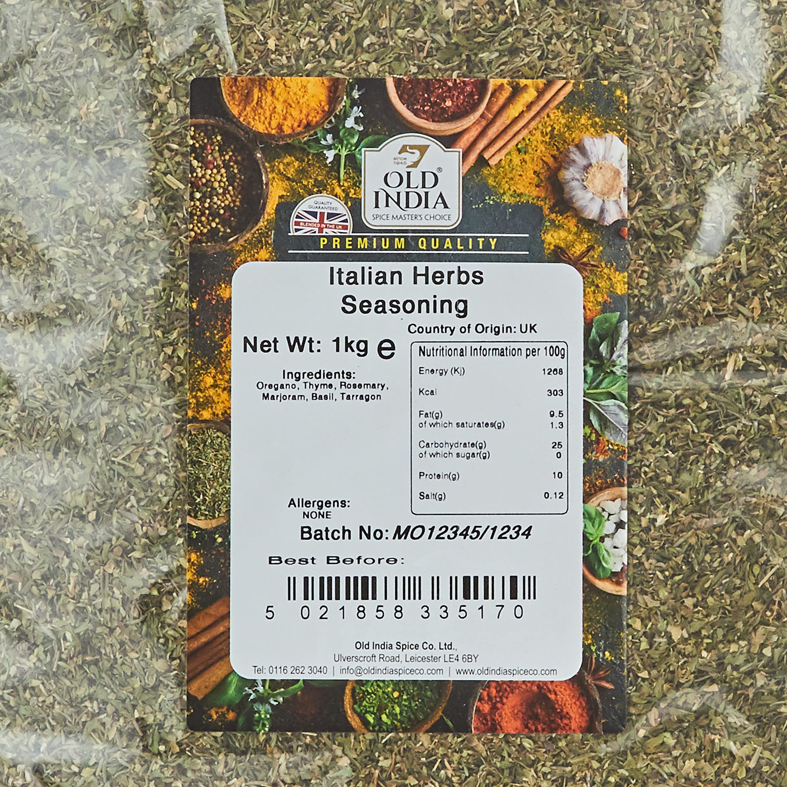 Old India Italian Herbs Seasoning - 1 kg Natural Mixed Herbs Powder | Oregano, Thyme, Rosemary 2