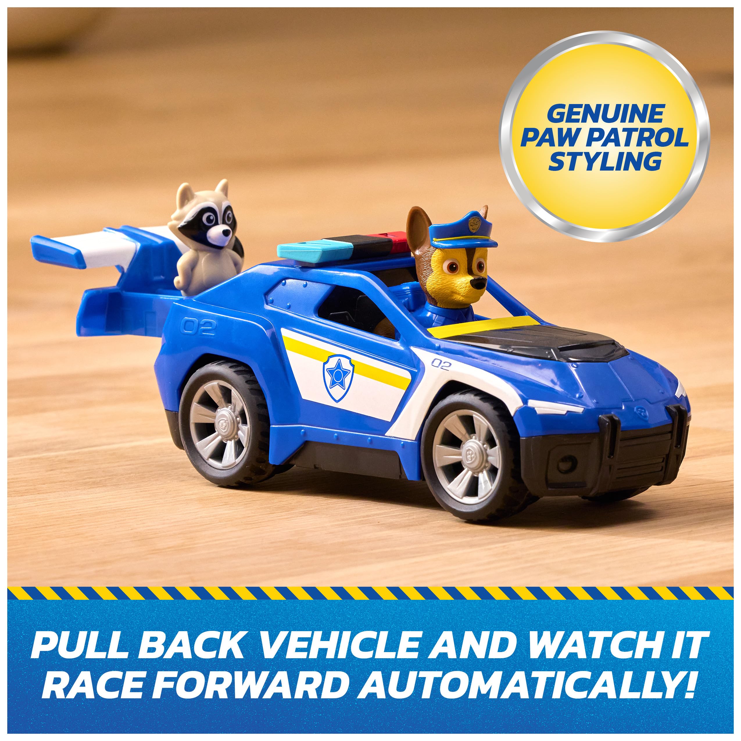 Paw Patrol Search & Rescue Chase Rescue Cruiser Vehicle with 2 Figures | Ages 3-9 5
