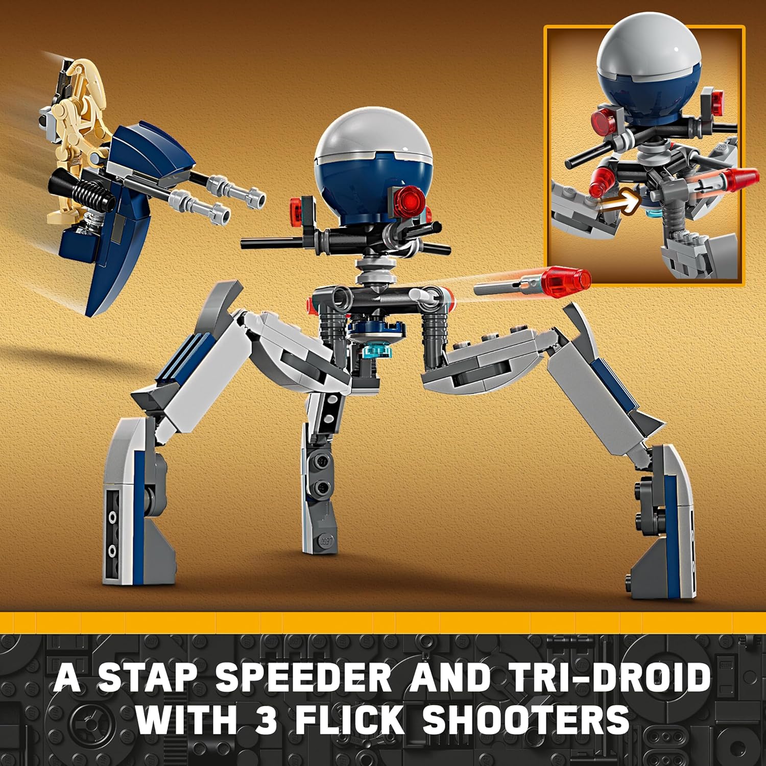 LEGO Star Wars Clone Trooper & Battle Droid Battle Pack - Building Toy Playset for Kids 7+ 5