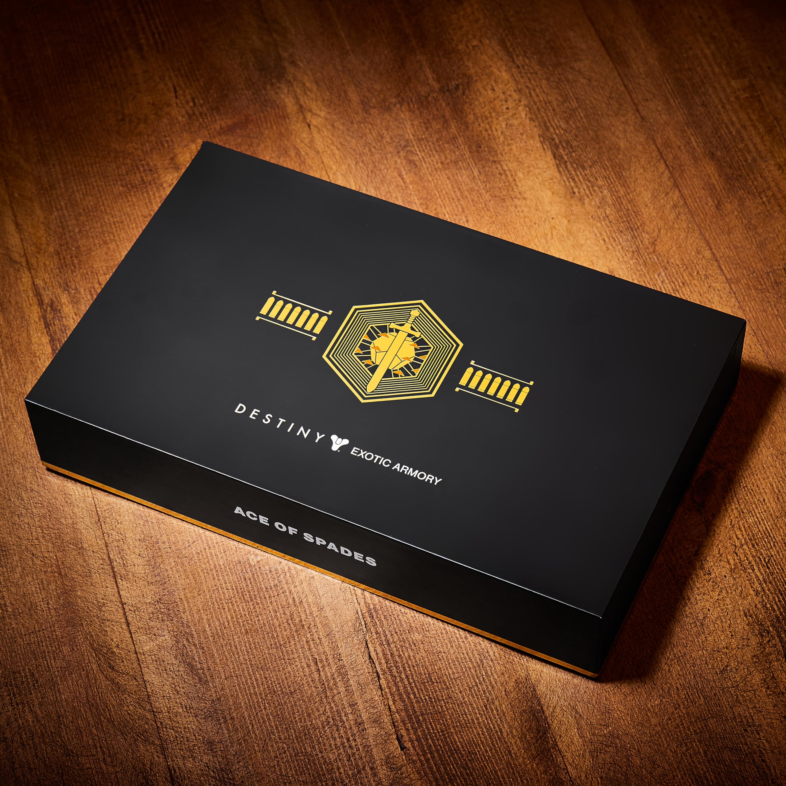 Destiny - Numskull Ace of Spades Exotic Weapon Figure 12x6 in Premium Collectible Statue - Official Bungie Licensed Replica 11