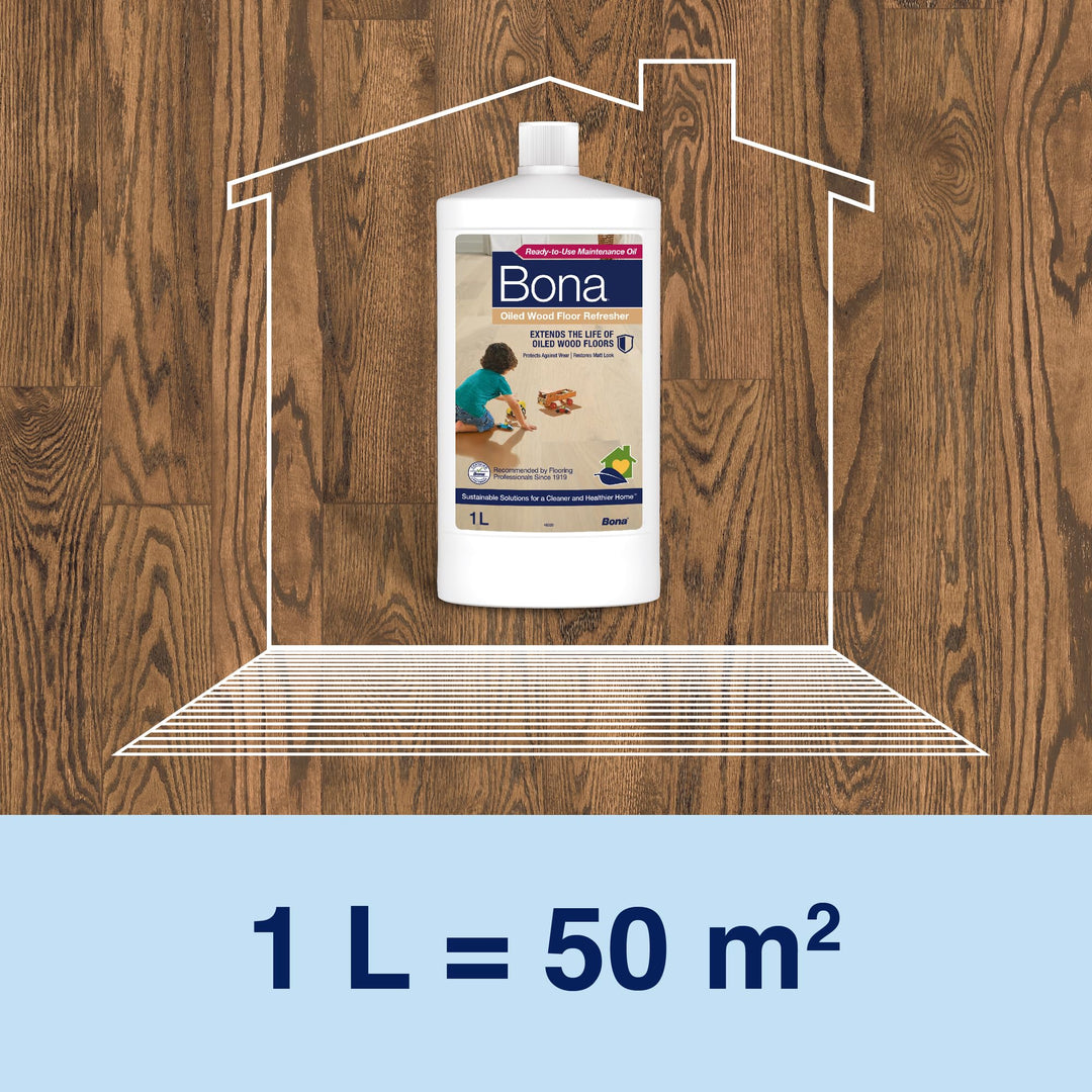 Bona Oiled Wood Floor Refresher - 1 Litre Bottle