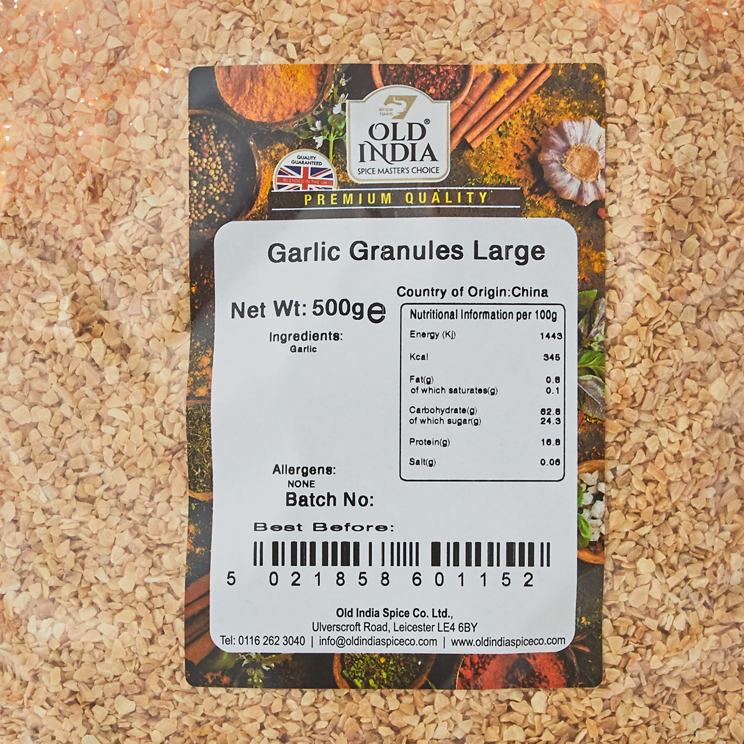 Old India Garlic Granules - 100% Natural Seasoning | 500g Large Pack 2