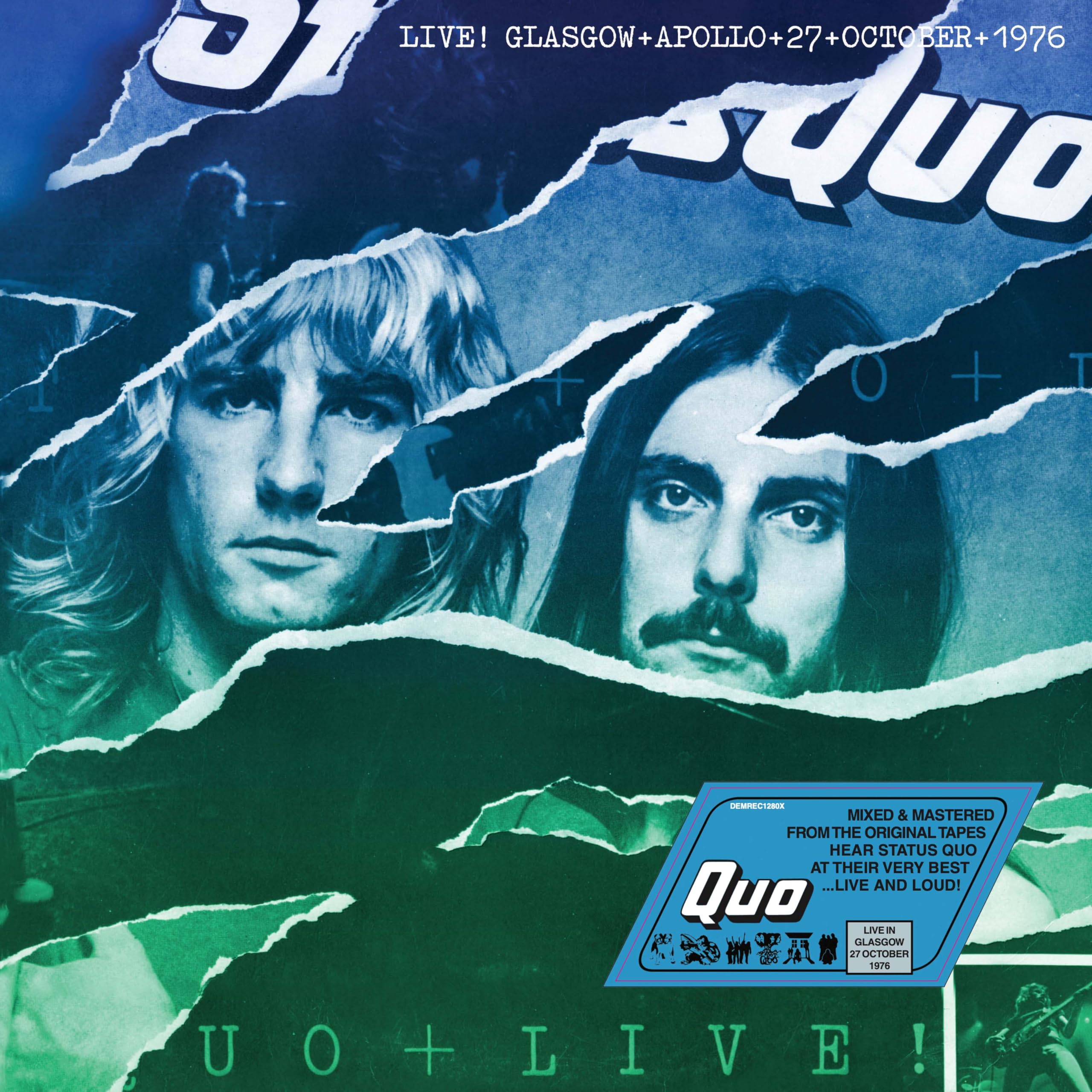 Status Quo - Live! In Glasgow 27th October 1976 [Collector's Edition 2LP Vinyl] 1