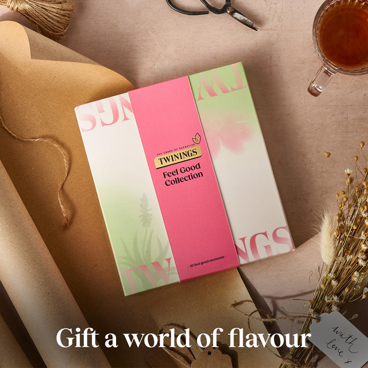Twinings Superblends Feel Good Collection Gift Box - 20 Tea Bags with Organic Herbal & Green Teas