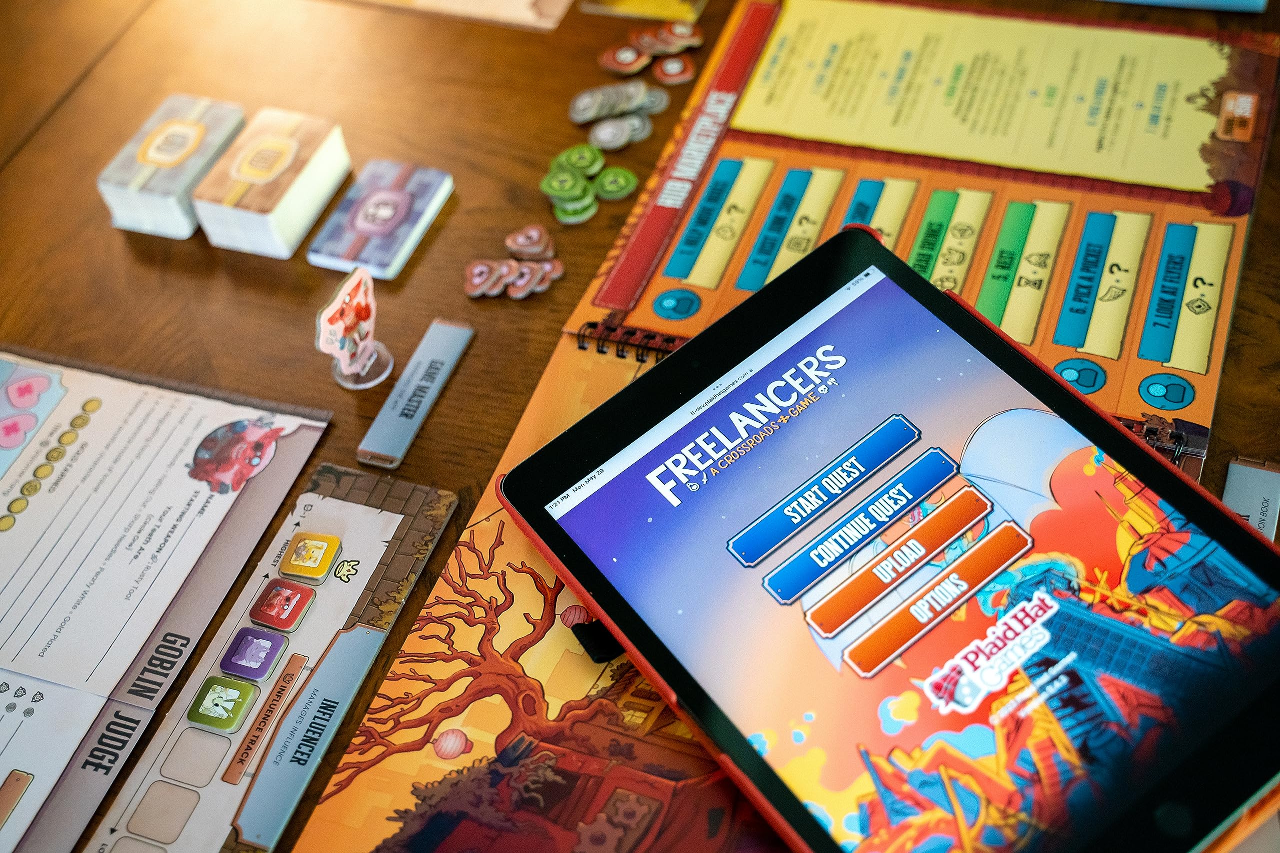 Plaid Hat Games Freelancers: Crossroads Brettspiel