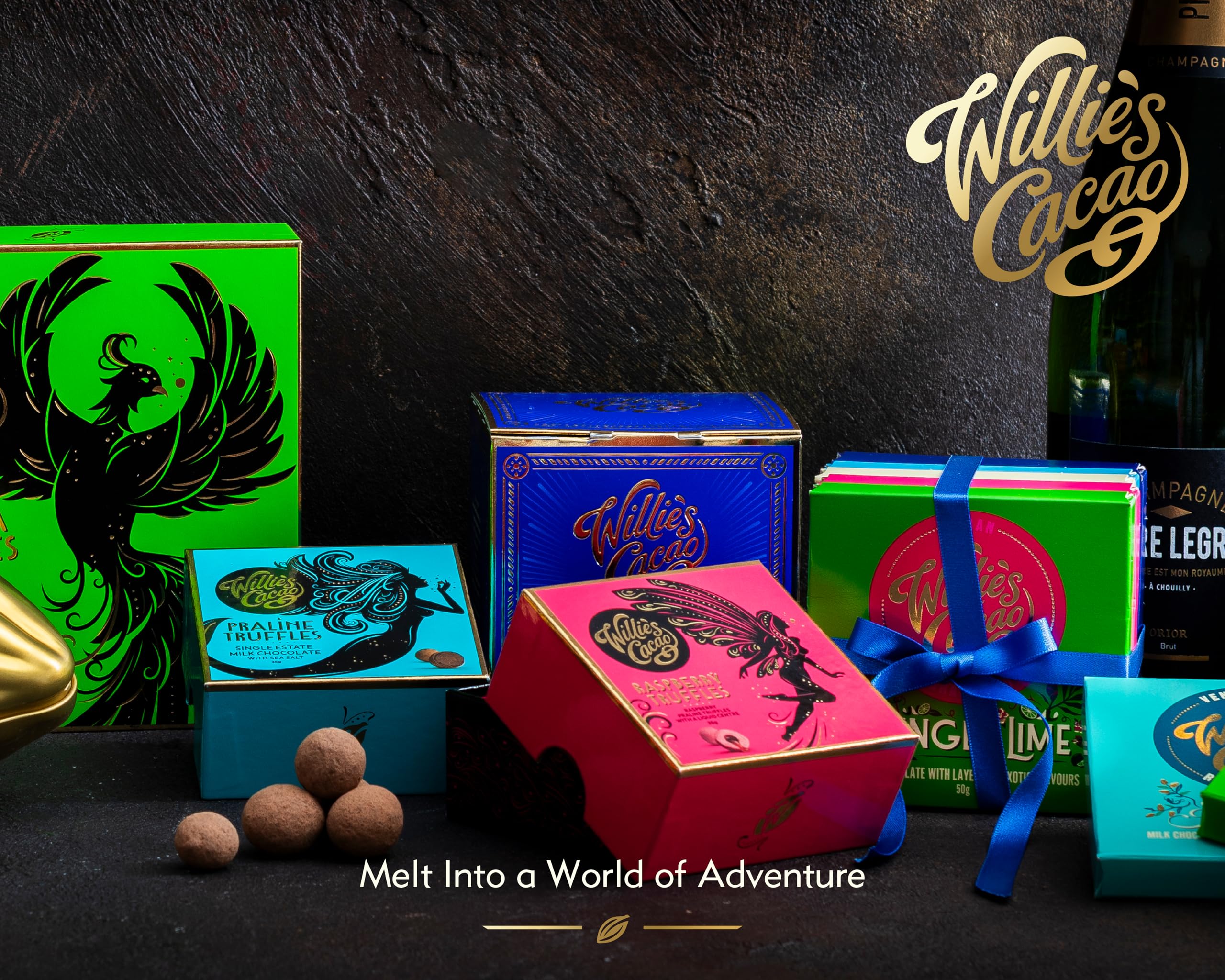 Willie's Cacao - Almendra 70% Dark Chocolate with Roasted Almonds Bar - 50g 10