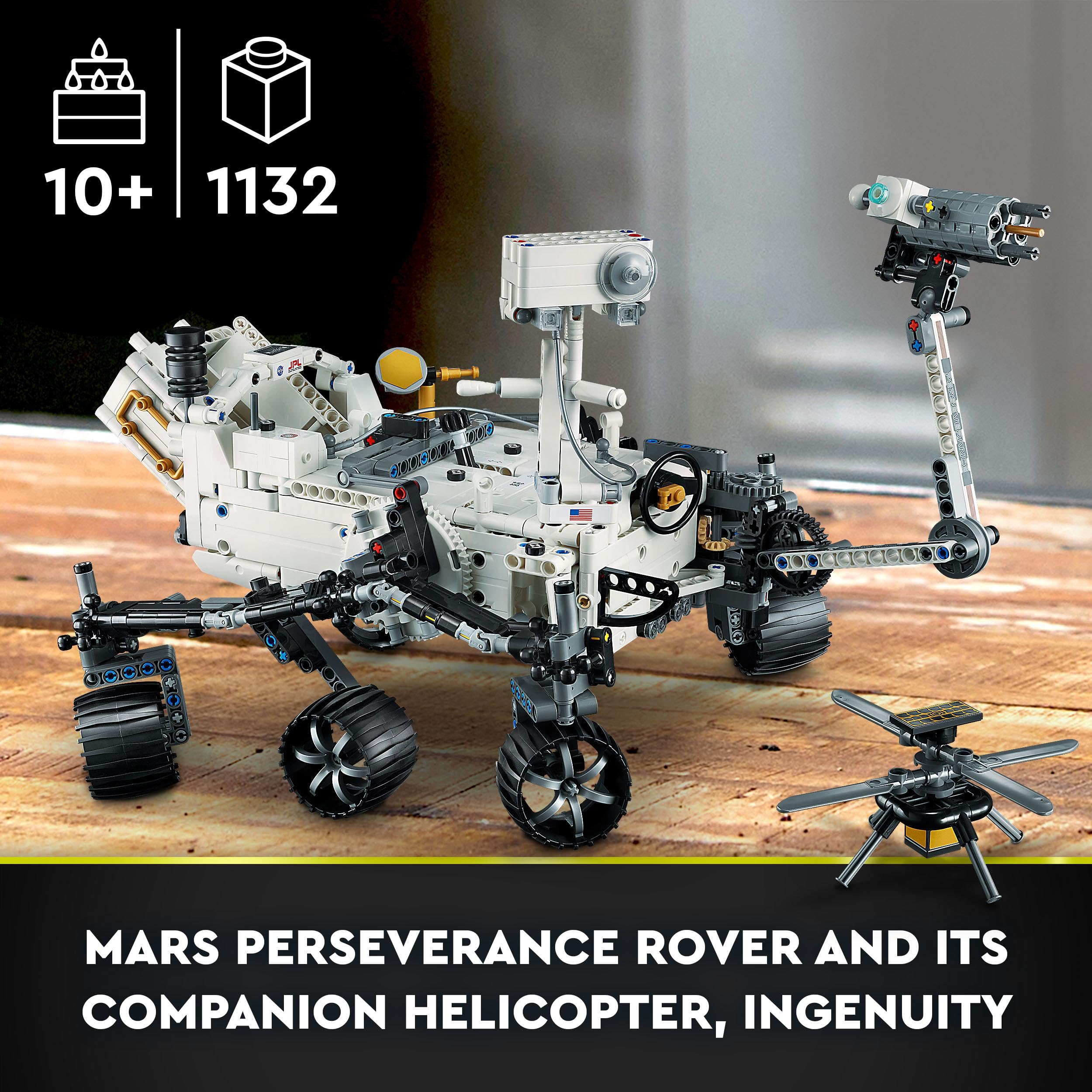 LEGO 42158 Technic NASA Mars Rover Perseverance Space Set with AR Experience | Ages 10+ 3