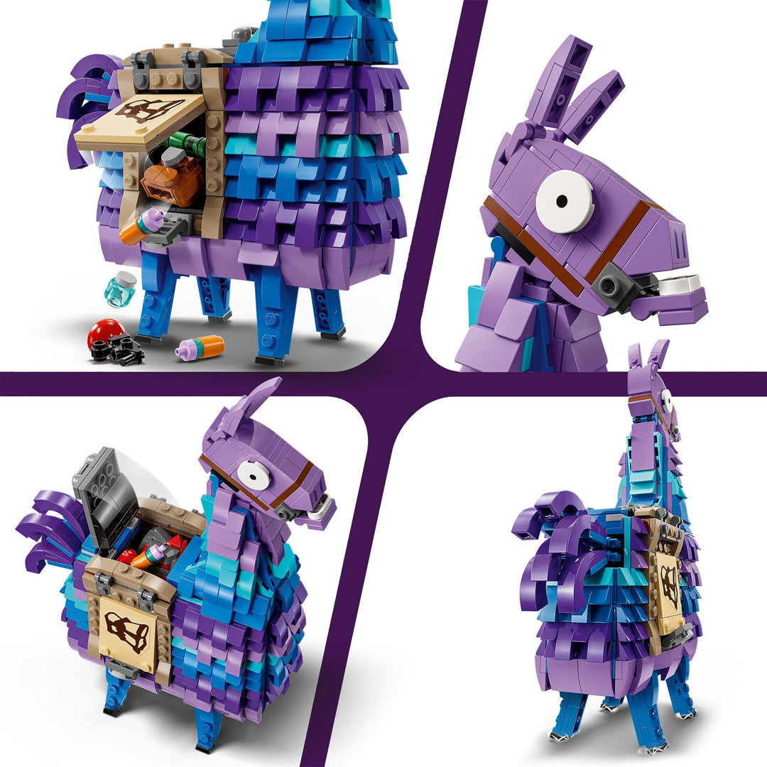 LEGO Fortnite Supply Llama 77071 - Building Set with Movable Head & Gaming Accessories