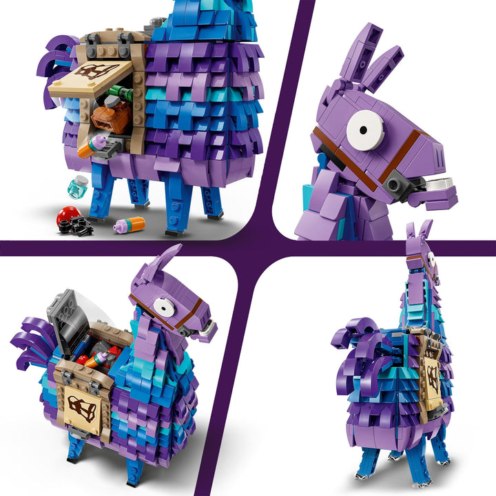 LEGO Fortnite Supply Llama 77071 - Building Set with Movable Head & Gaming Accessories