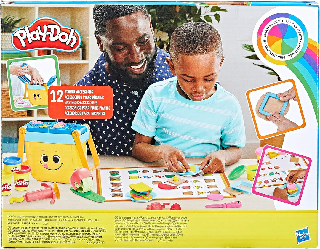 Play-Doh Picnic Shapes Starter Set - Preschool Arts & Crafts Toy for Ages 3+
