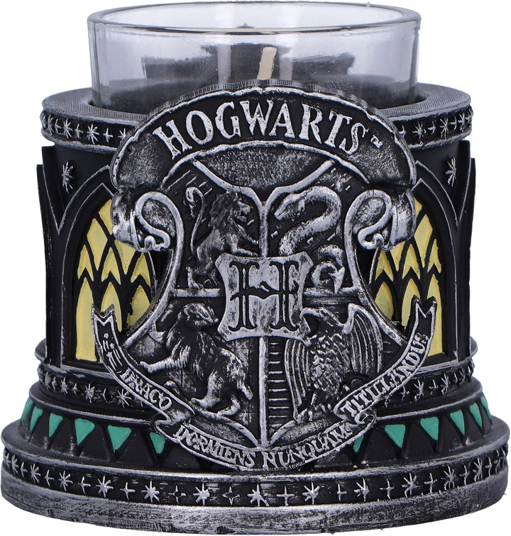Nemesis Now Harry Potter Slytherin Tea Light Holder 7.5cm, Resin, Silver, Offici