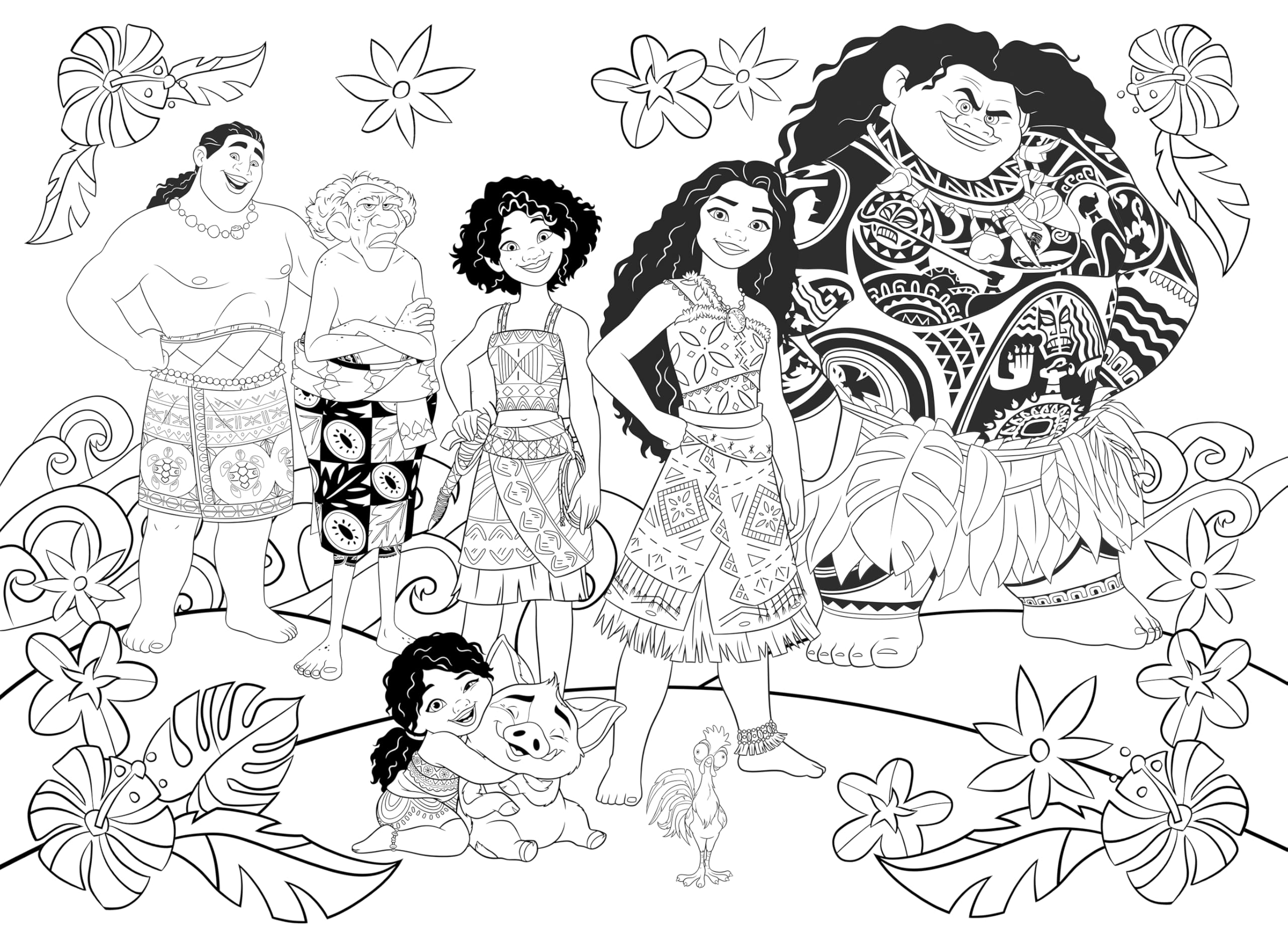 Liscianigiochi DISNEY Vaiana MaxiPlus Puzzle - 48 Piece Double Sided for Ages 4+ 3