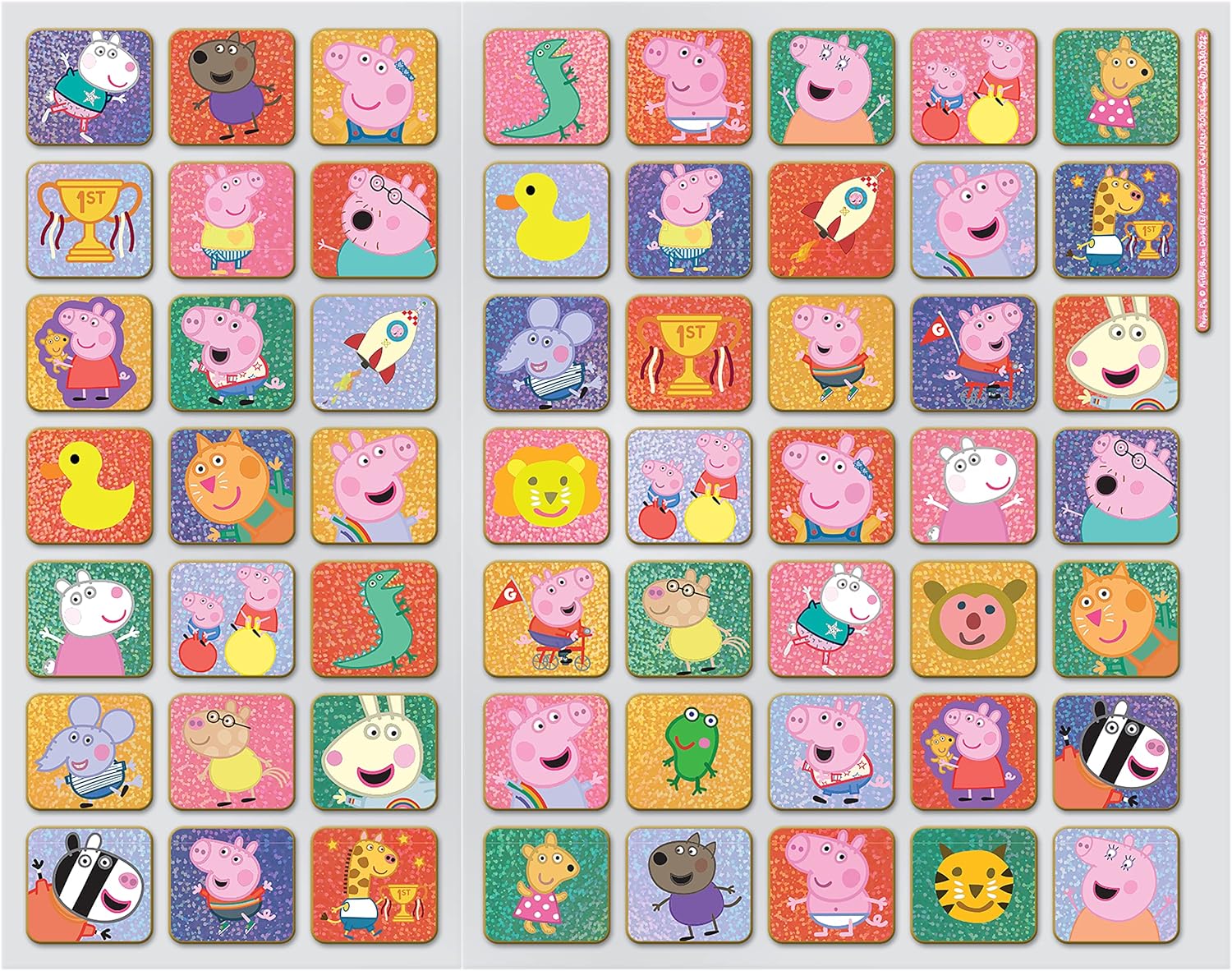 Peppa Pig Potty Training Reward Chart with Reusable Foil Stickers 7