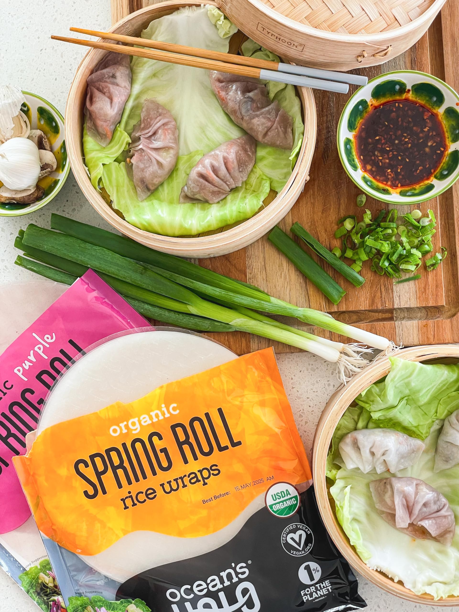 Ocean's Halo Organic Spring Roll Rice Wraps 120g - USDA Organic, Vegan, Gluten-Free 5