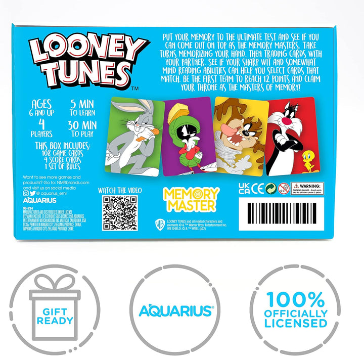 Looney Tunes Memory Master Card Game (AQUARIUS)
