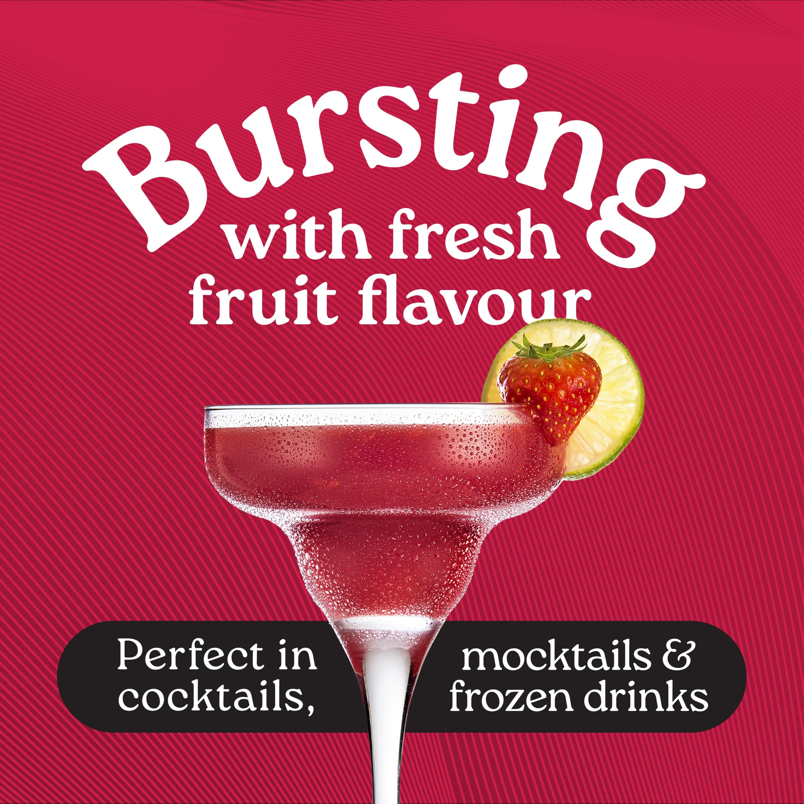 Finest Call Strawberry Puree - Real Fruit Cocktail Mixer | 1 Litre Bottle 3