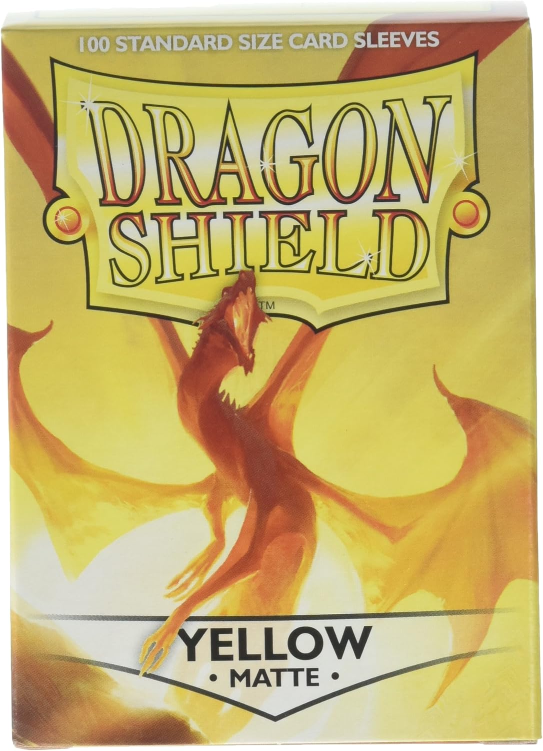 Dragon Shield Mattgelbes Kartenspiel von Arcane Tinmen ApS
