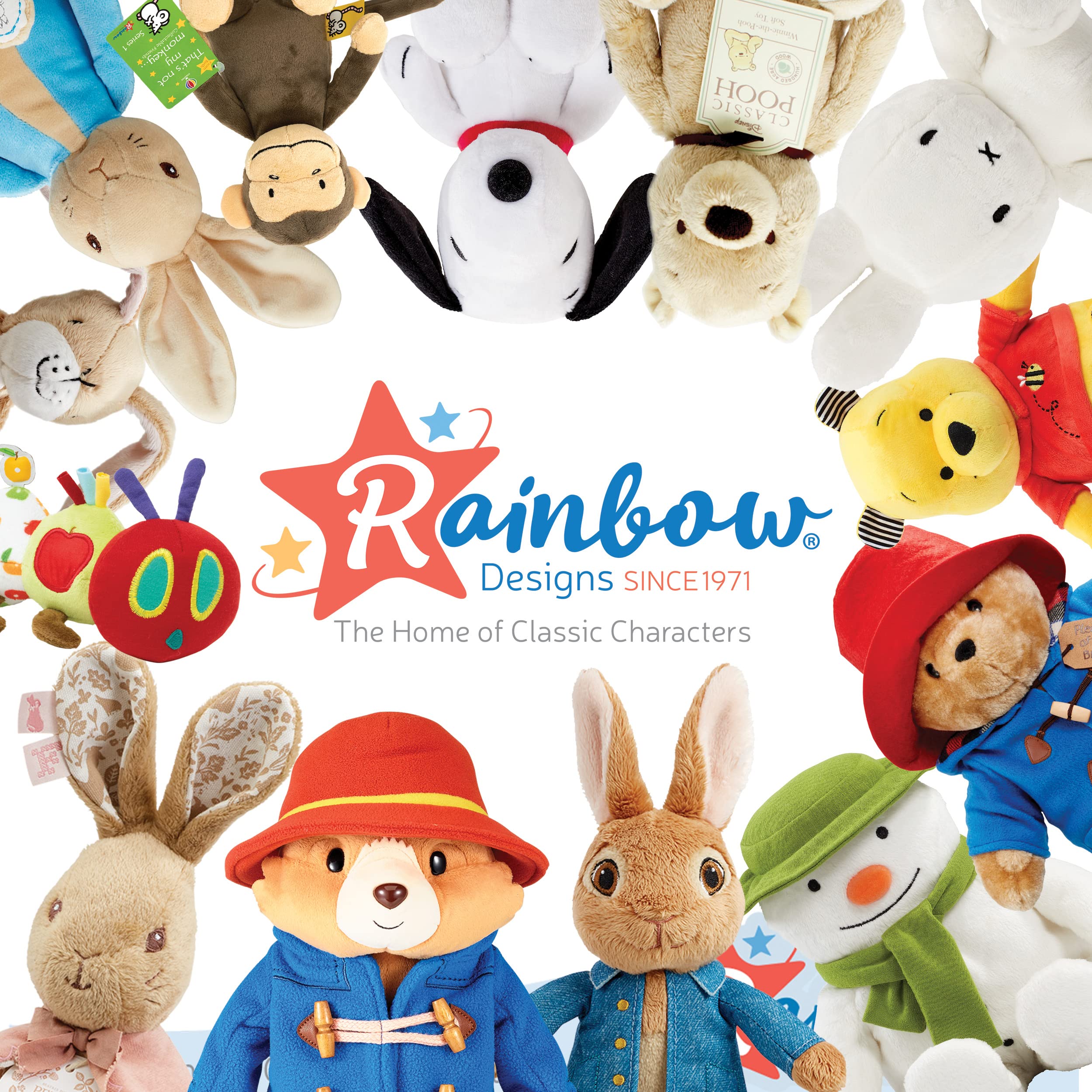 Classic Paddington Bear Plush with Suitcase and Boots - 33cm 15