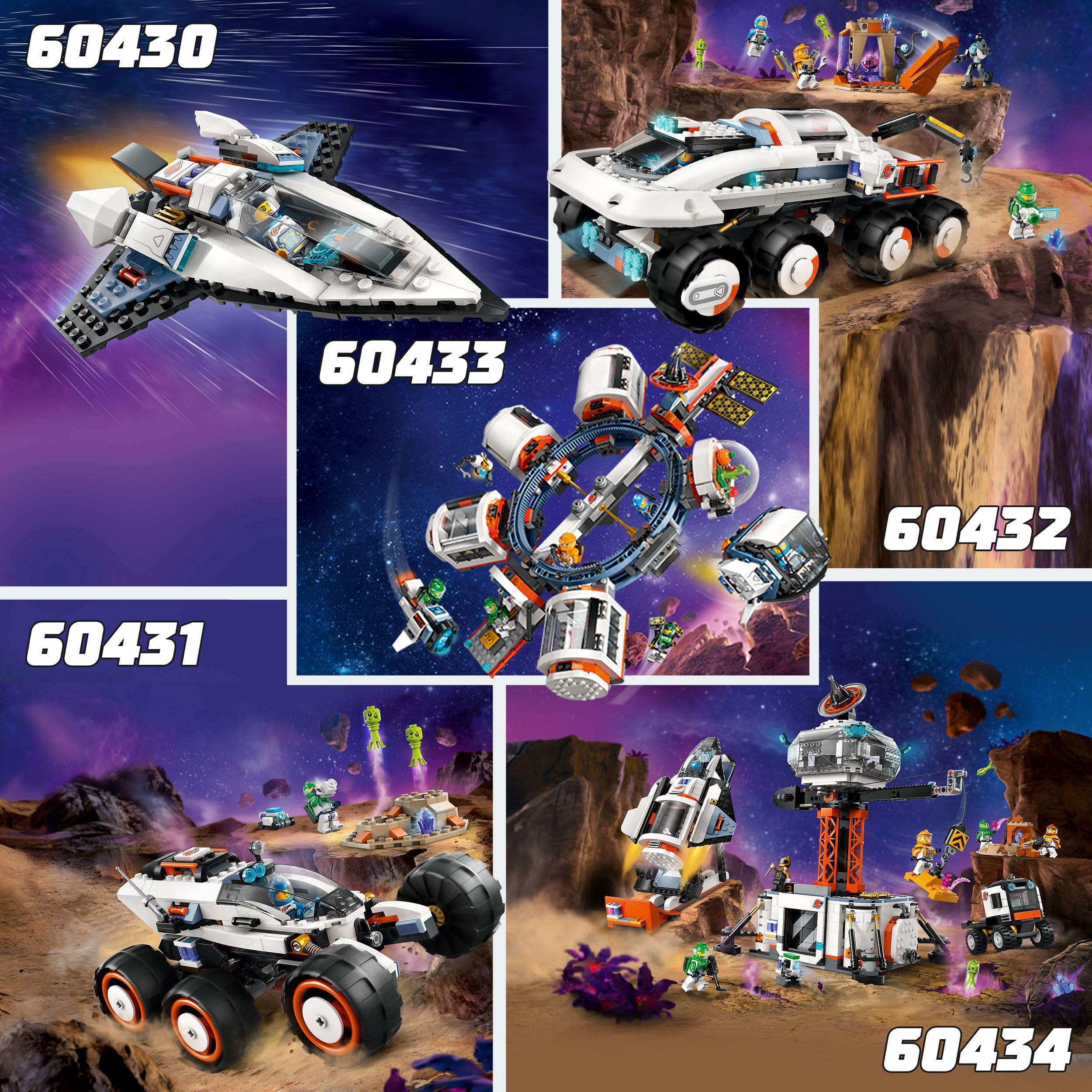 LEGO City Space Explorer Rover and Alien Life Building Set - 311-Piece Playset for Ages 6+ 15
