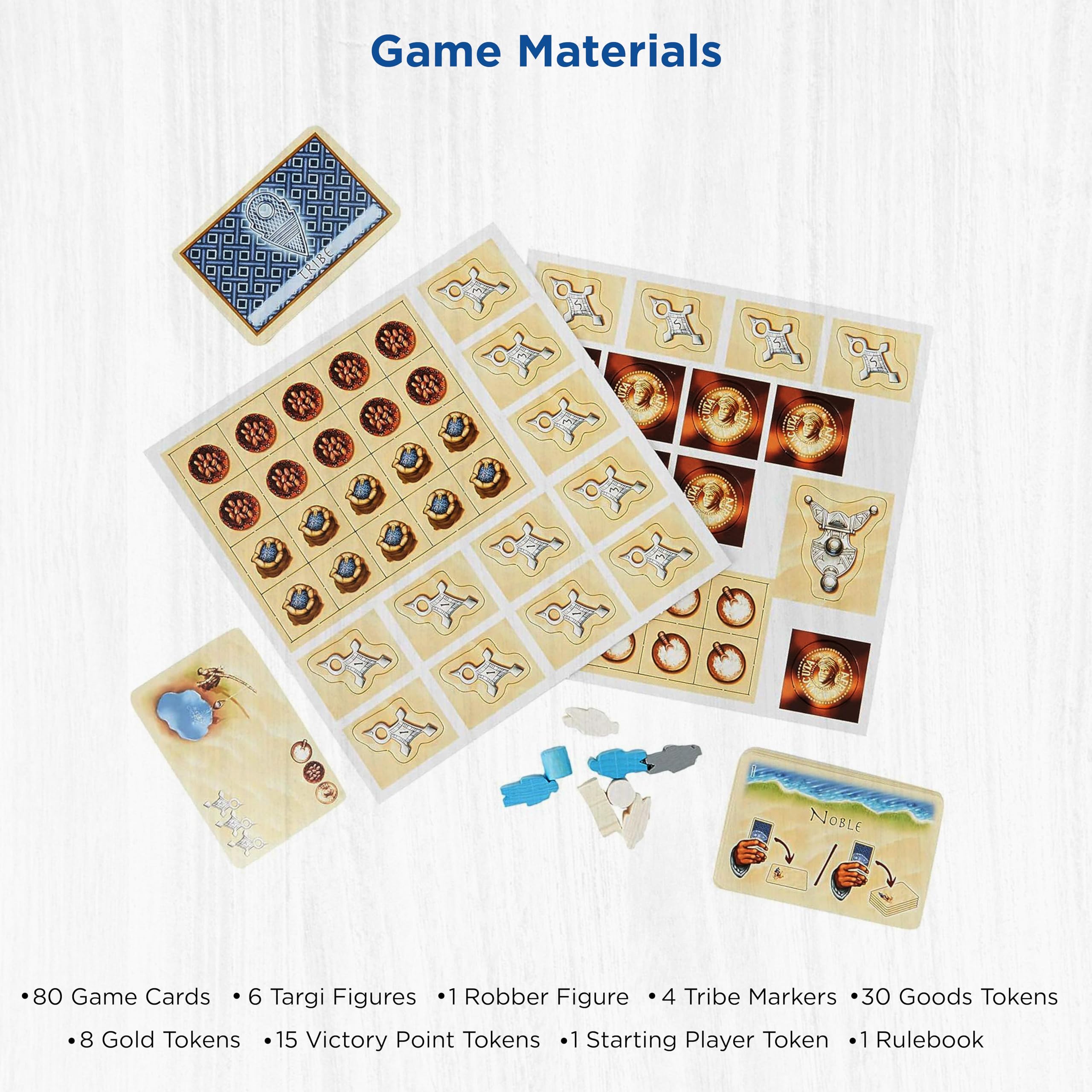 Thames & Kosmos Targi Board Game - Worker Placement for 2 Players | Ages 12+ | Standard Edition 4