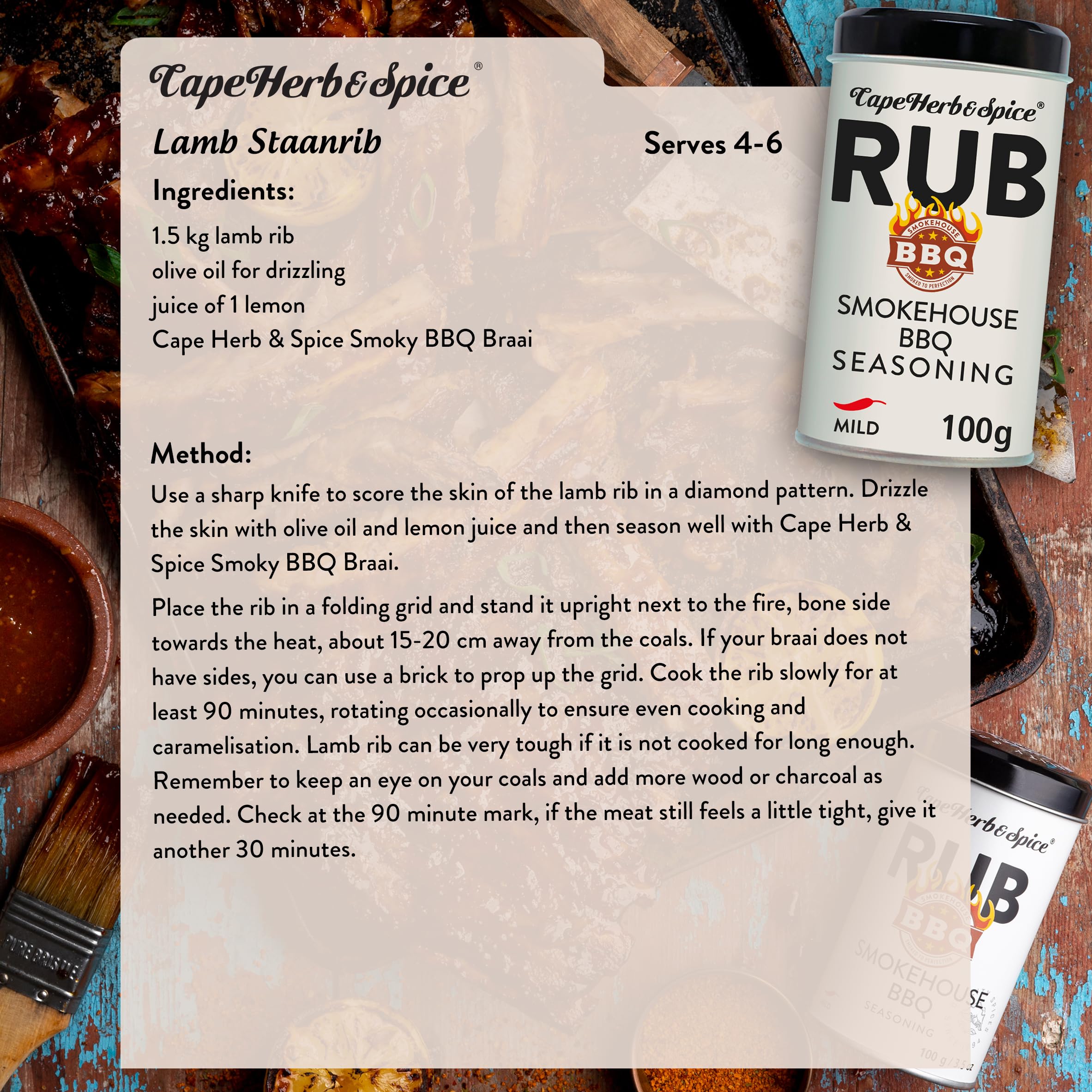 Cape Herb & Spice - Smokehouse BBQ Seasoning Condiment 7