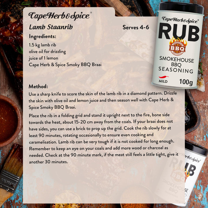 Cape Herb & Spice - Smokehouse BBQ Seasoning Condiment