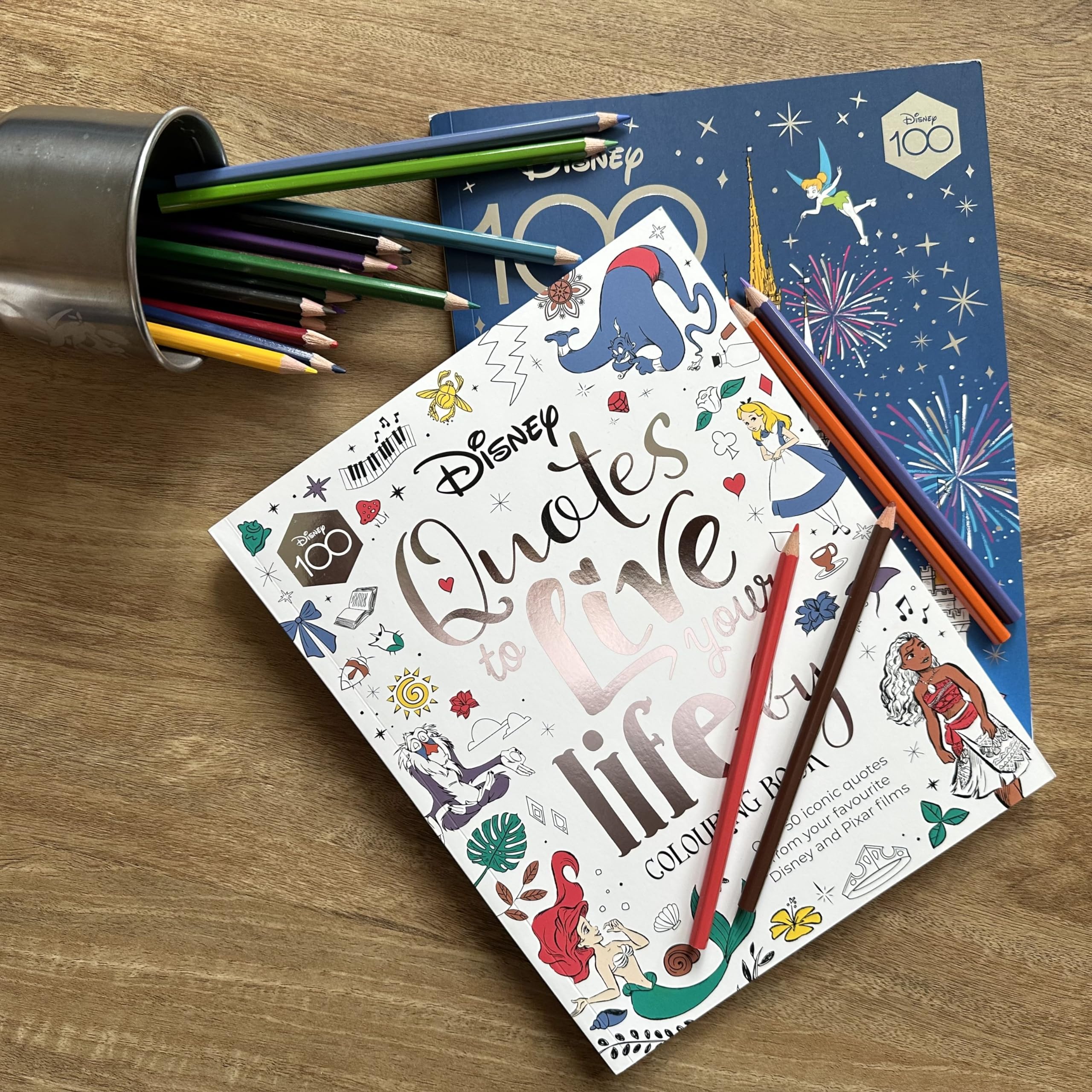 Studio Press Disney Quotes to Live Your Life By Colouring Book - Inspirational Quotes & Character Art 6