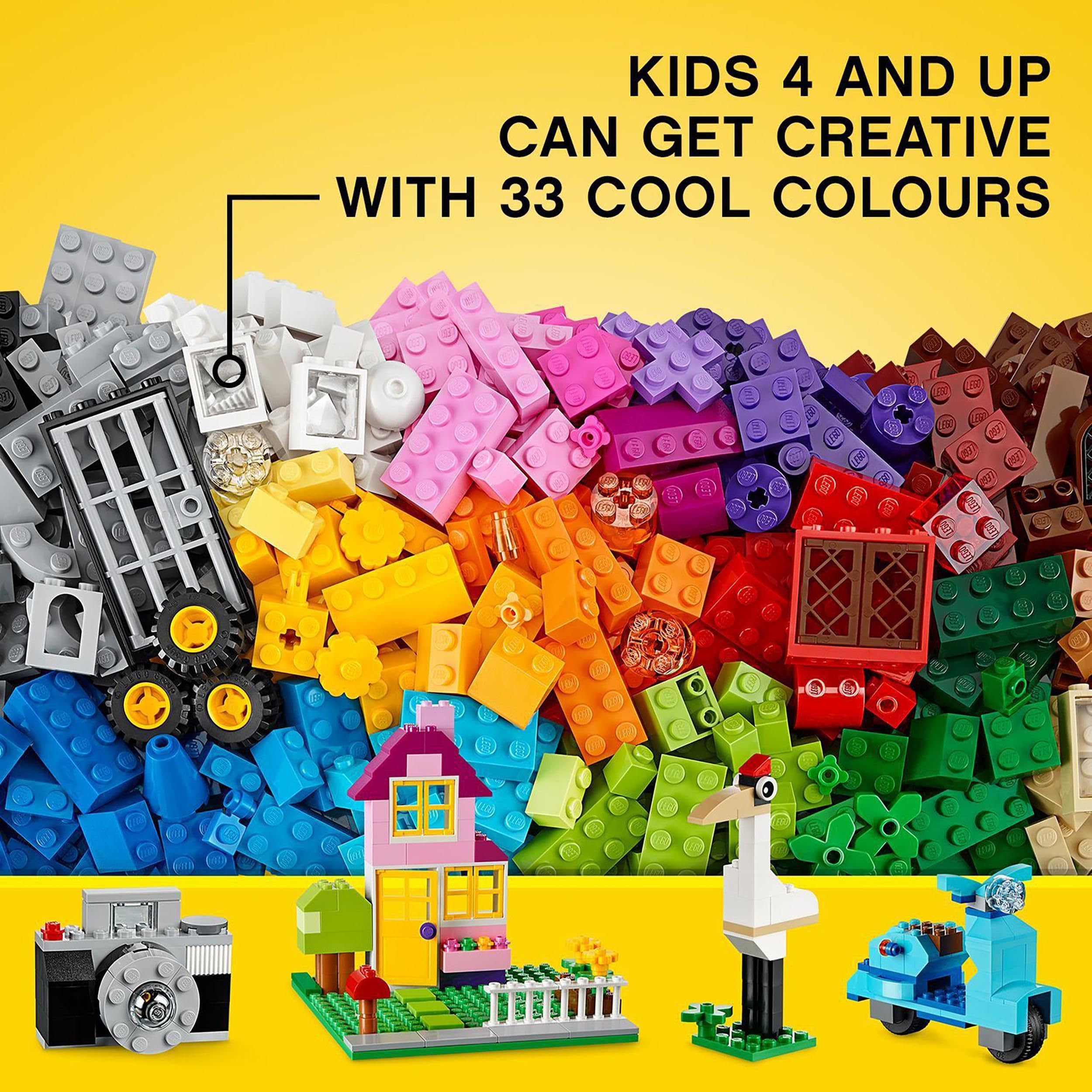 LEGO Classic Large Creative Brick Storage Box Set 10698 | 790 Pieces | Ages 4+ 4