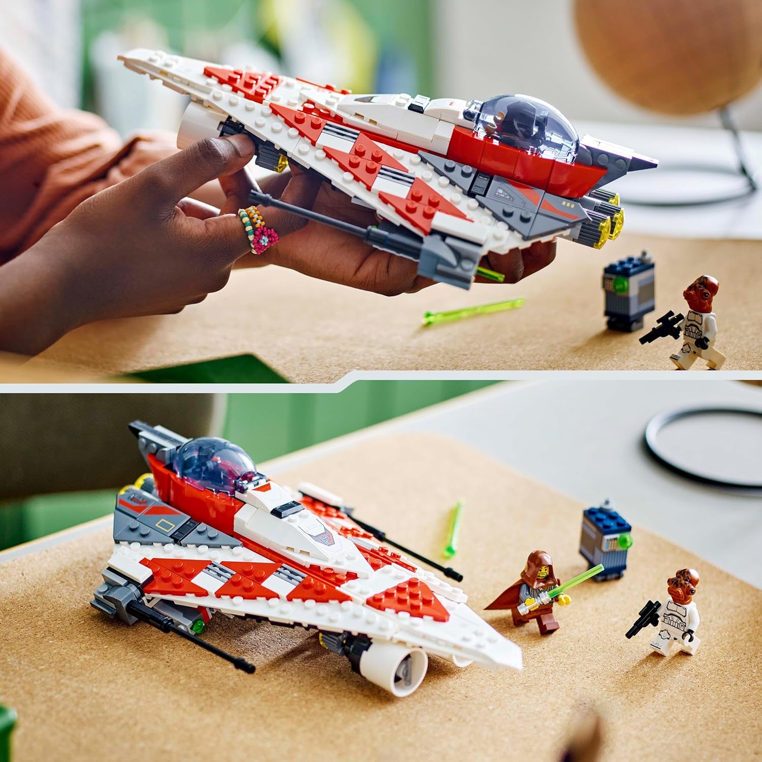 LEGO Star Wars Jedi Bob’s Starfighter Buildable Toy Vehicle - 305-Piece Set for Ages 8+ 8