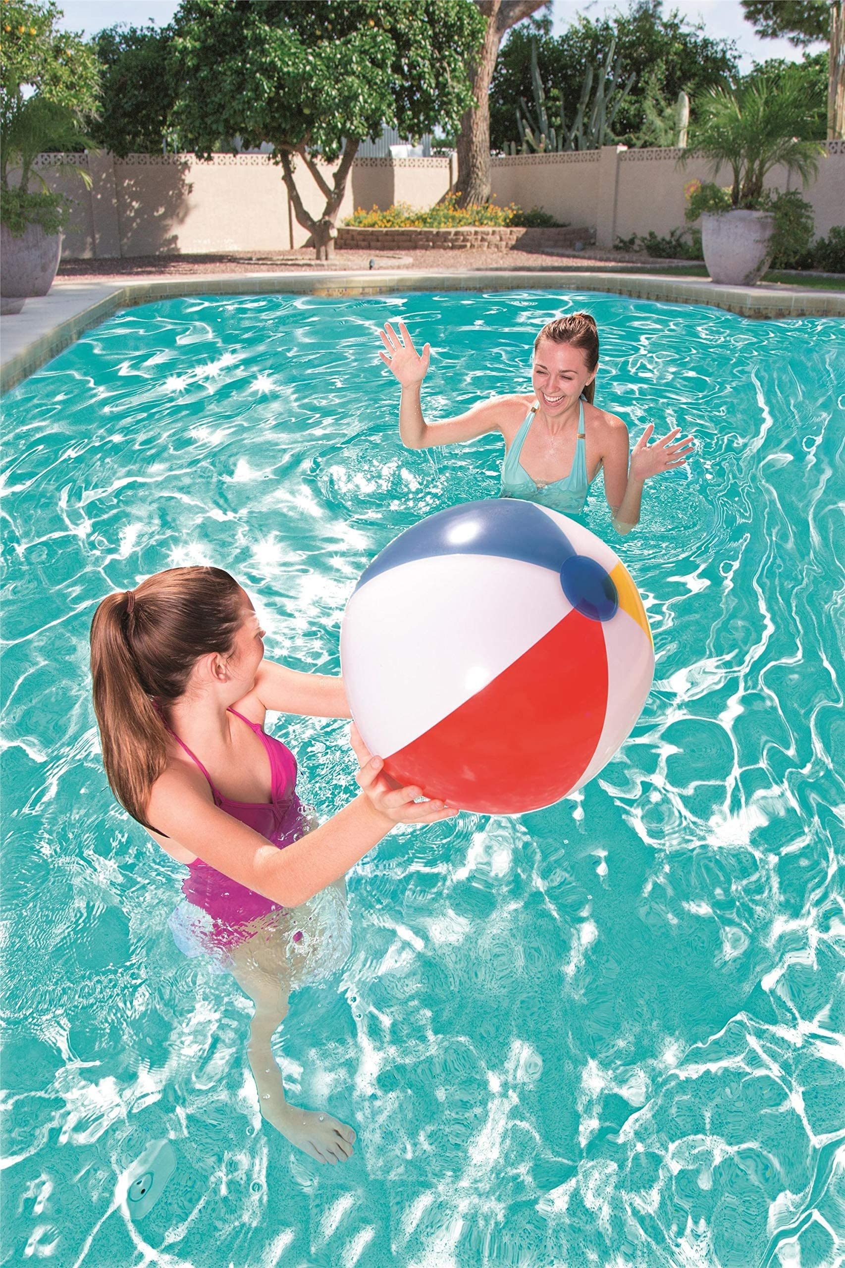 Bestway 31021 Inflatable Panel Beach Ball - 51cm Diameter | Ages 3+ | Ideal for Beach & Pool Use 2