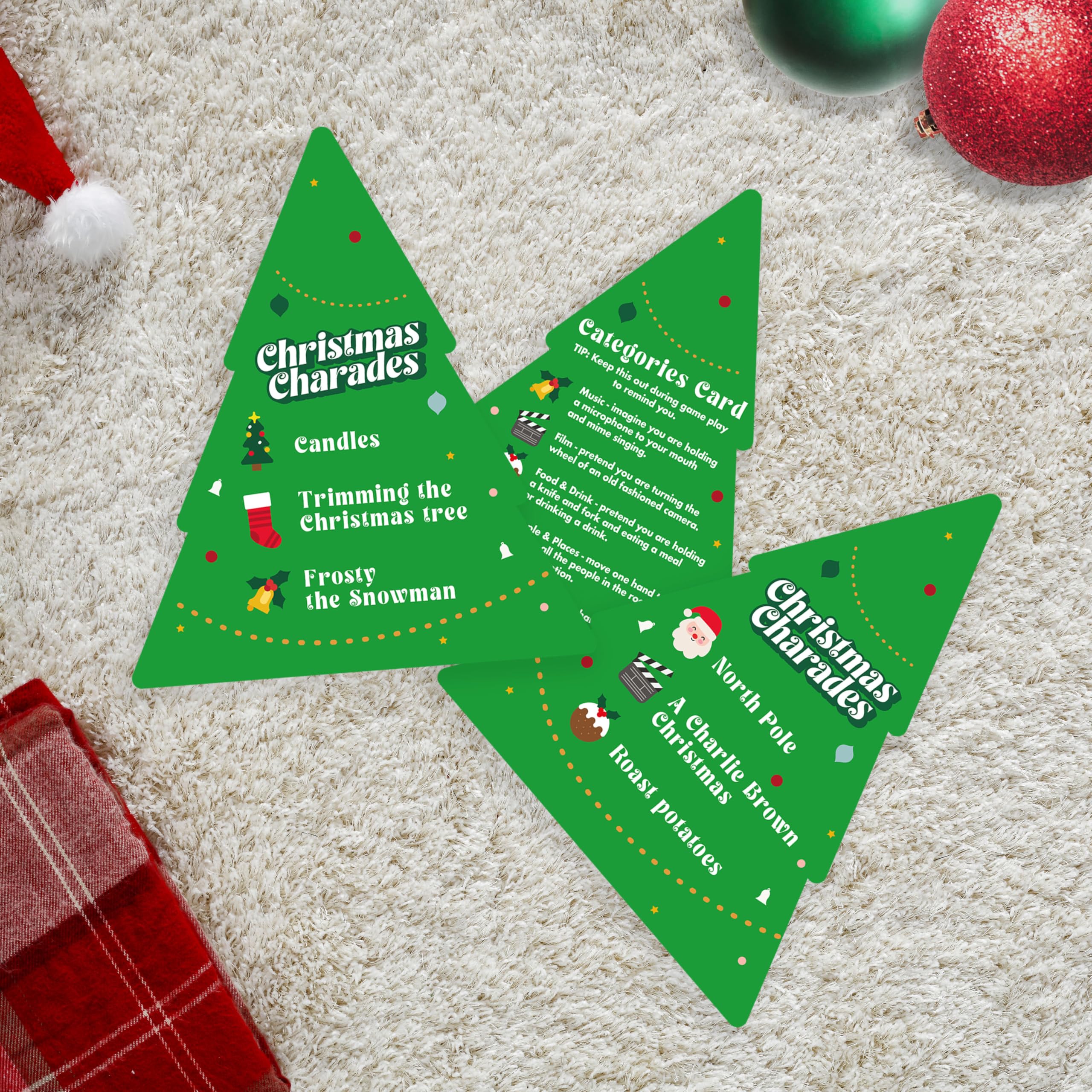 Gift Republic Christmas Charades Game Card Game 12