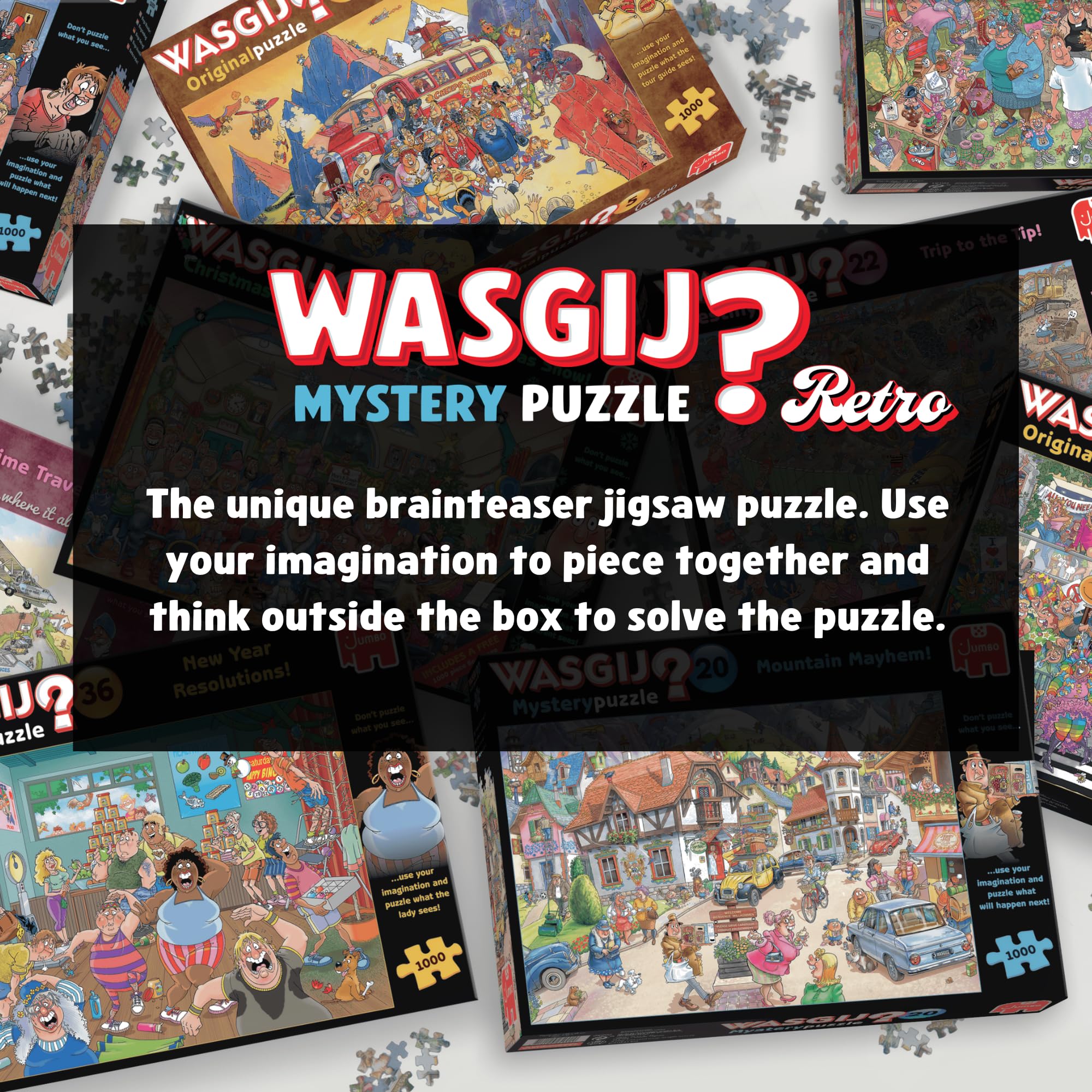 Wasgij Retro Mystery 10, Spring has Sprung! - 1000 Piece Adults Jigsaw Puzzle 5