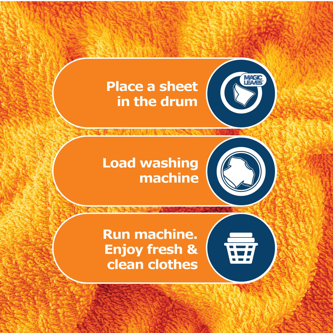Dr. Beckmann Laundry Detergent Sheets - Colour Protect, Orange & Peach Fragrance, 115g (30 Sheets)