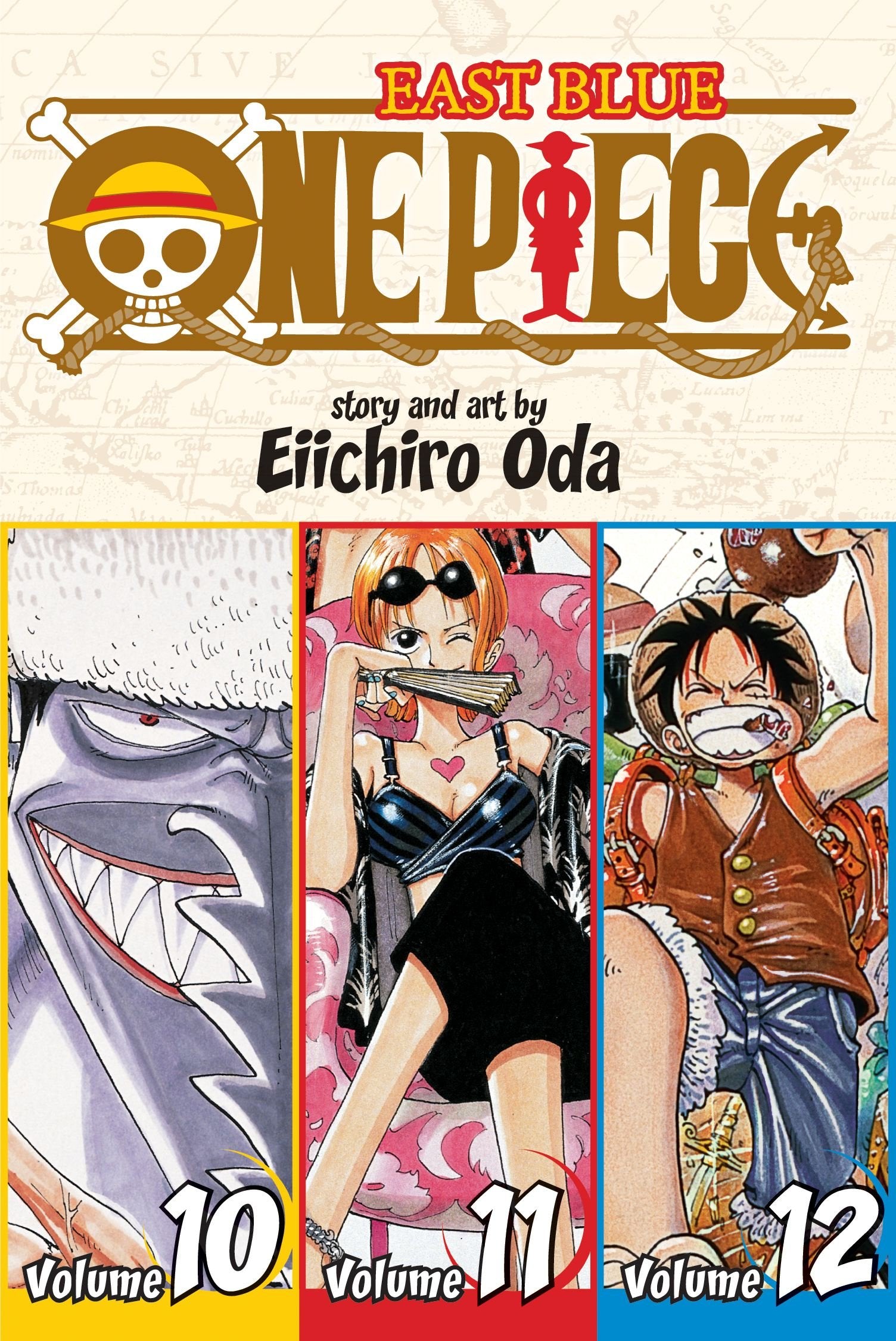 One Piece (3-in-1 Edition) Volume 4: Includes vols. 10, 11 & 12 | Paperback | English
