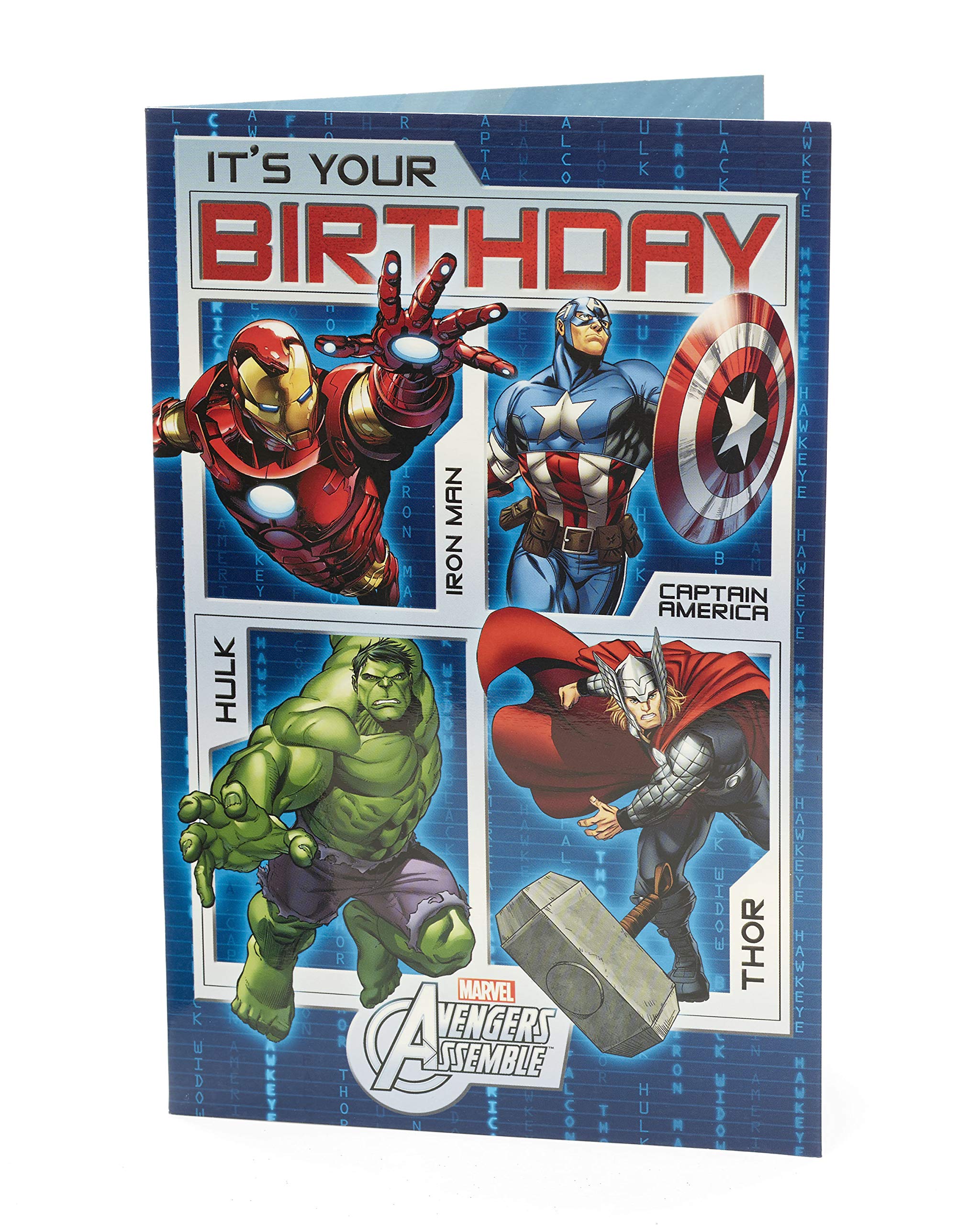 UK Greetings Marvel Avengers Birthday Card for Boys, Son, Grandson | 15.5 x 23.5 cm 3