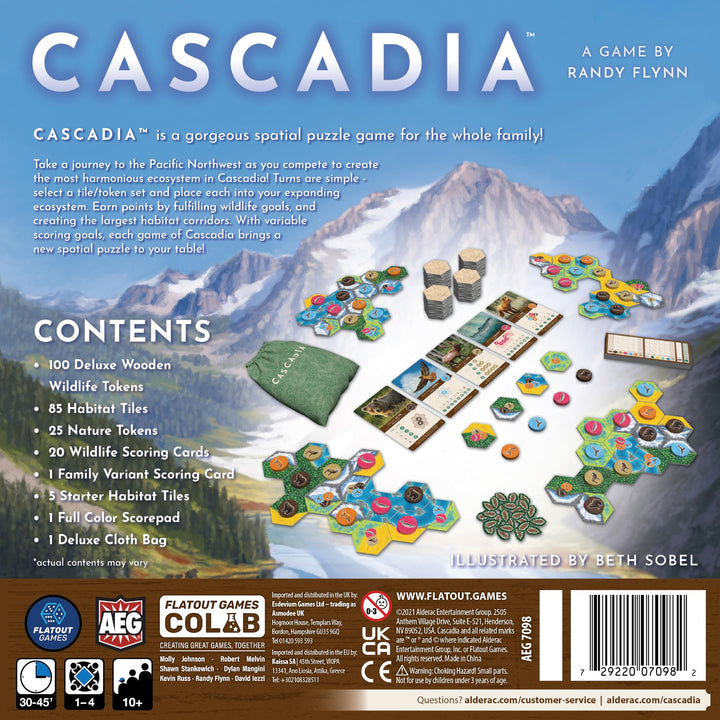 Alderac Entertainment Group Cascadia Board Game (AEG7098)