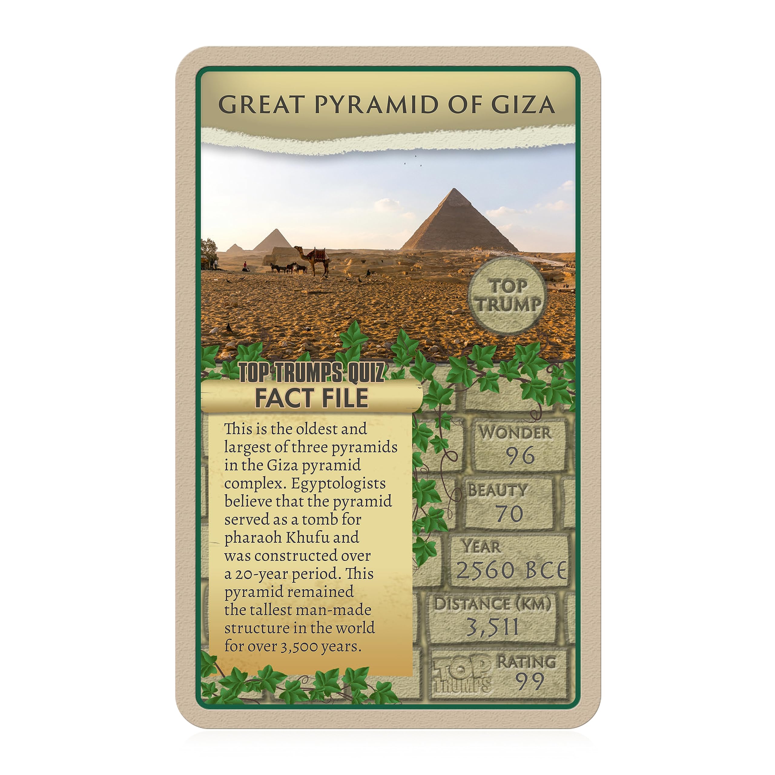 Top Trumps Wonders of the Ancient World Classic Card Game 5