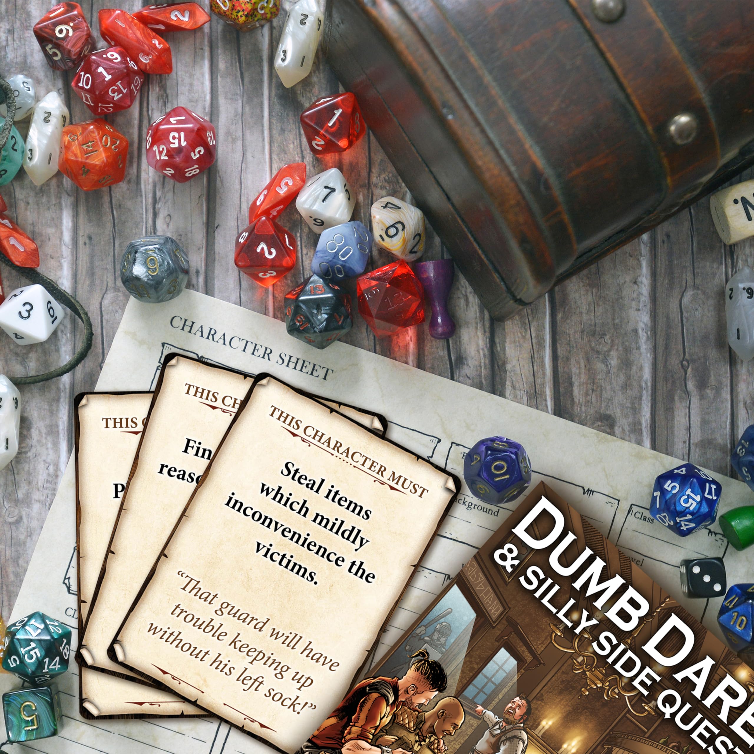 Loke Battlemats Dumb Dares & Silly Side Quests Card Game 7