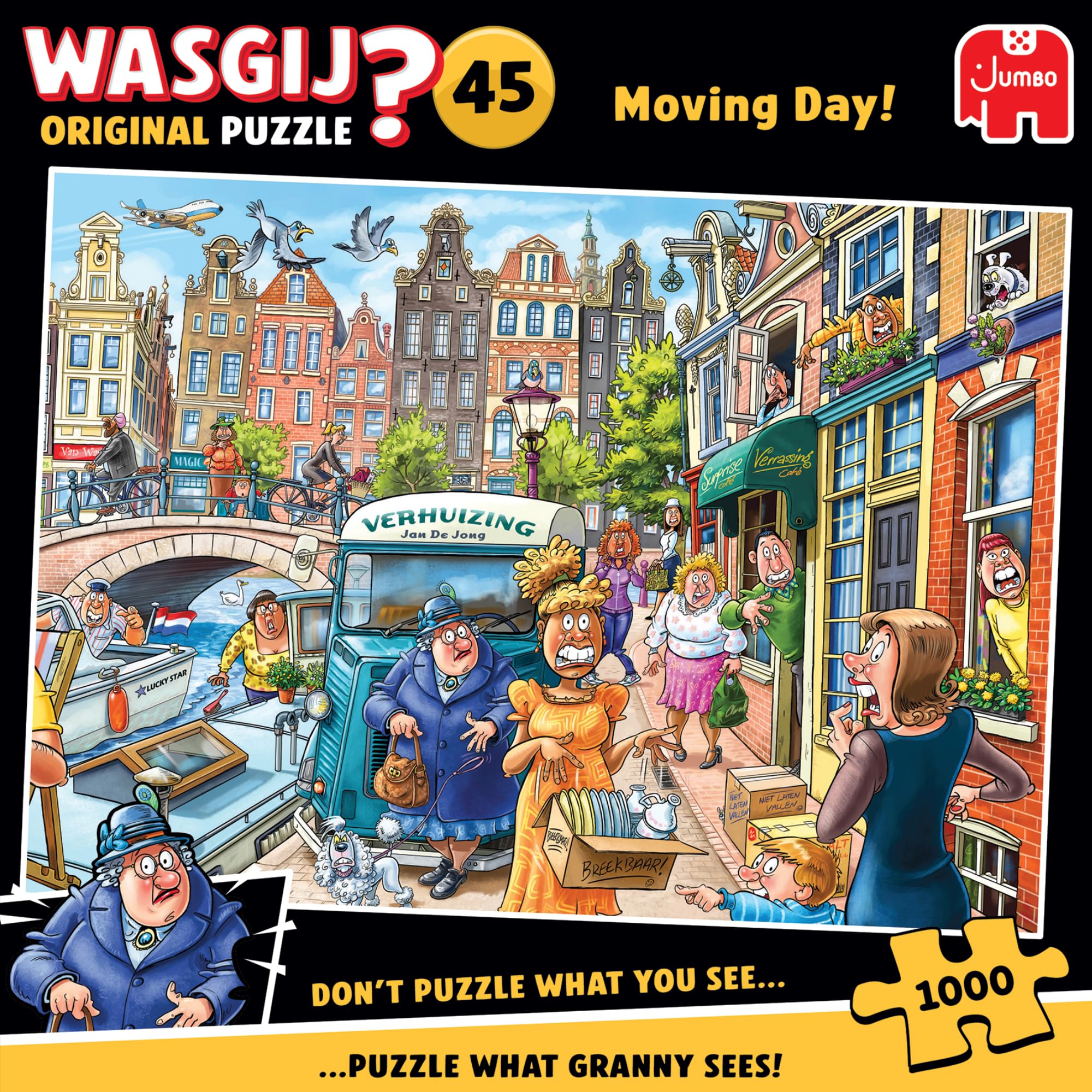 Wasgij Original 45: Moving Day - 1000 Piece Puzzle for Adults 1