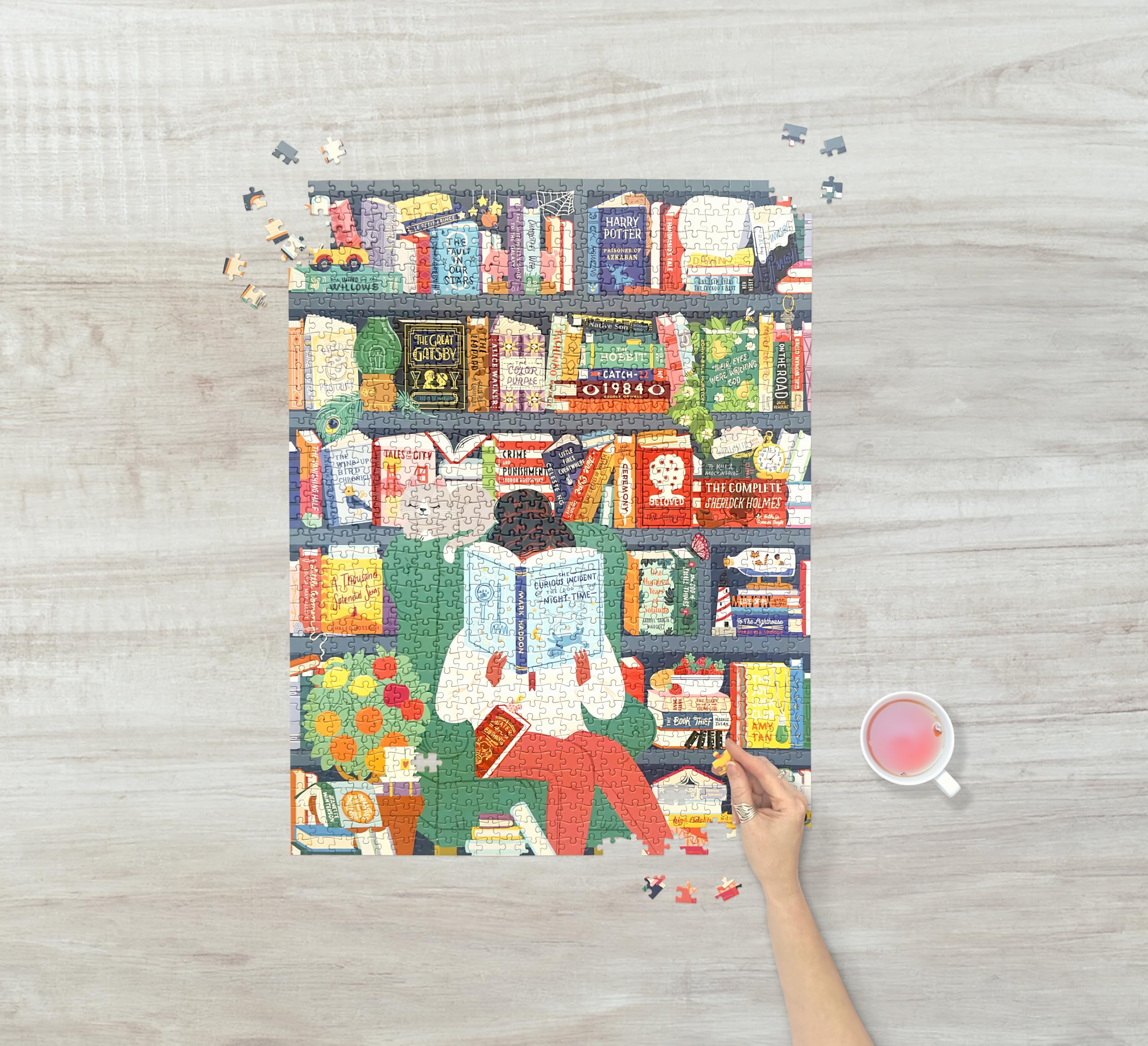 Ridley's 1000 Piece Jigsaw Puzzle: 50 Must-Read Books Theme 5