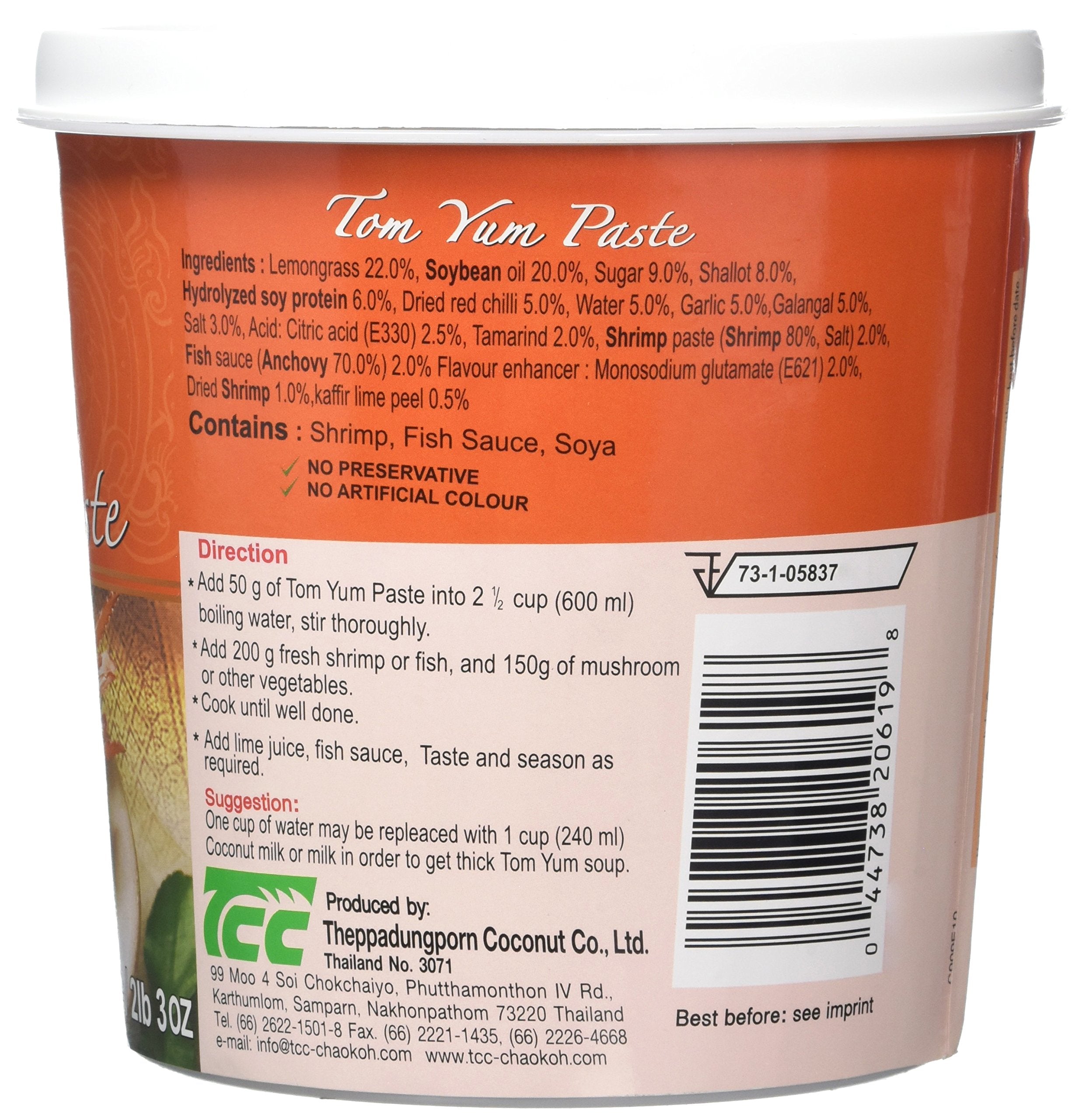 Stalks N Spice Mae Ploy Tom Yam Curry Paste - Thick, Spicy Flavour | 1 kg 2