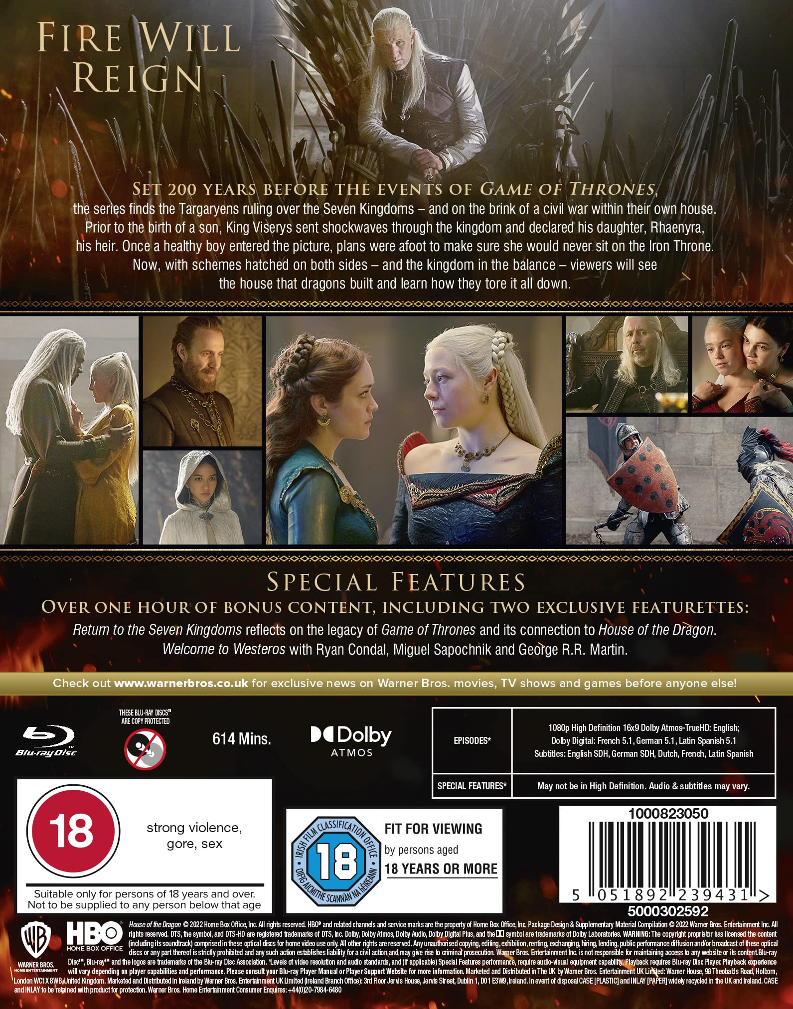 House of the Dragon: Season 1 [Blu-Ray] 3