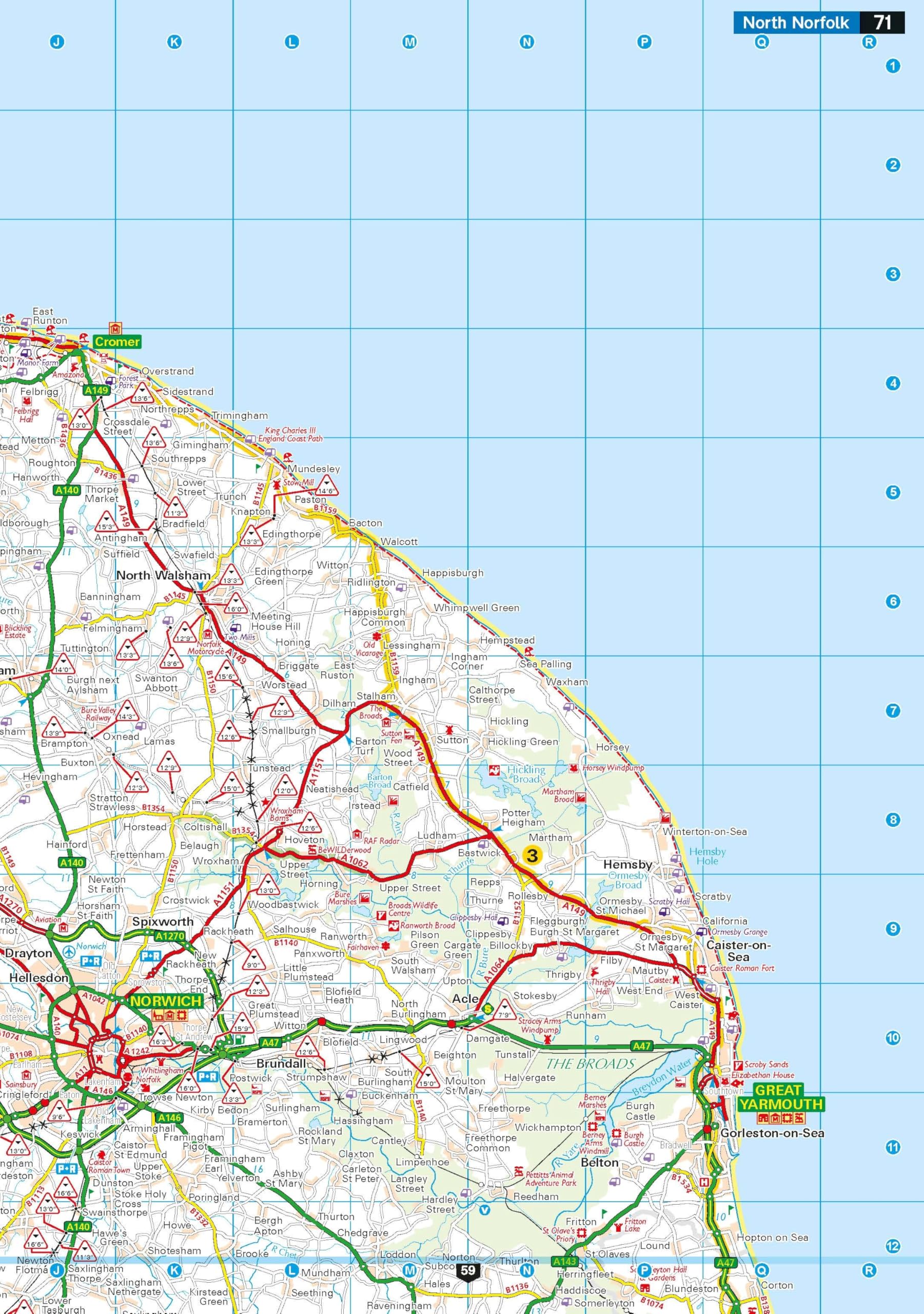 AA Caravan & Motorhome Atlas 2nd Edition | Spiral Bound | English Language 3